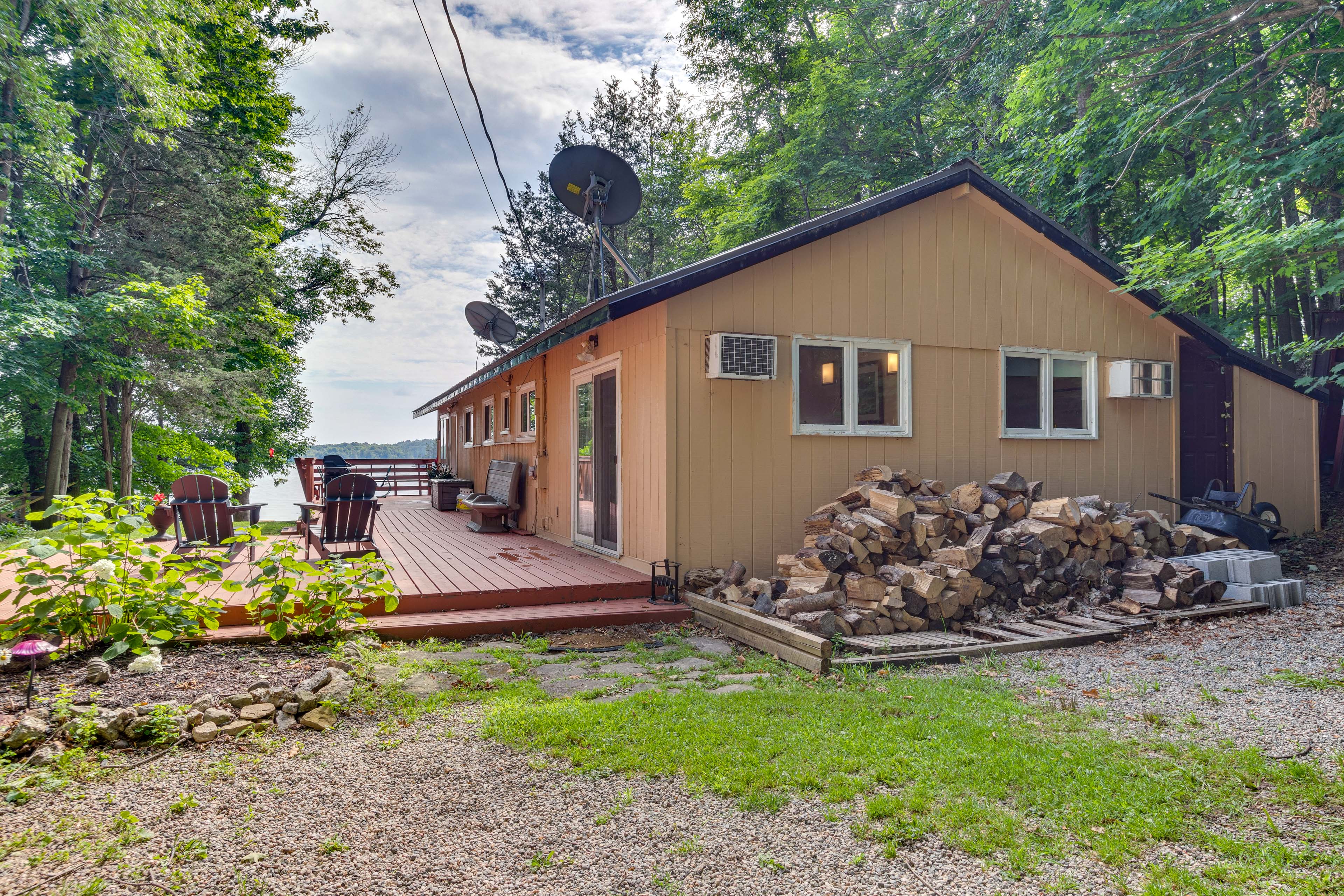 Property Image 2 - Whitefish Lake: Waterfront Cottage w/ Boat Dock!