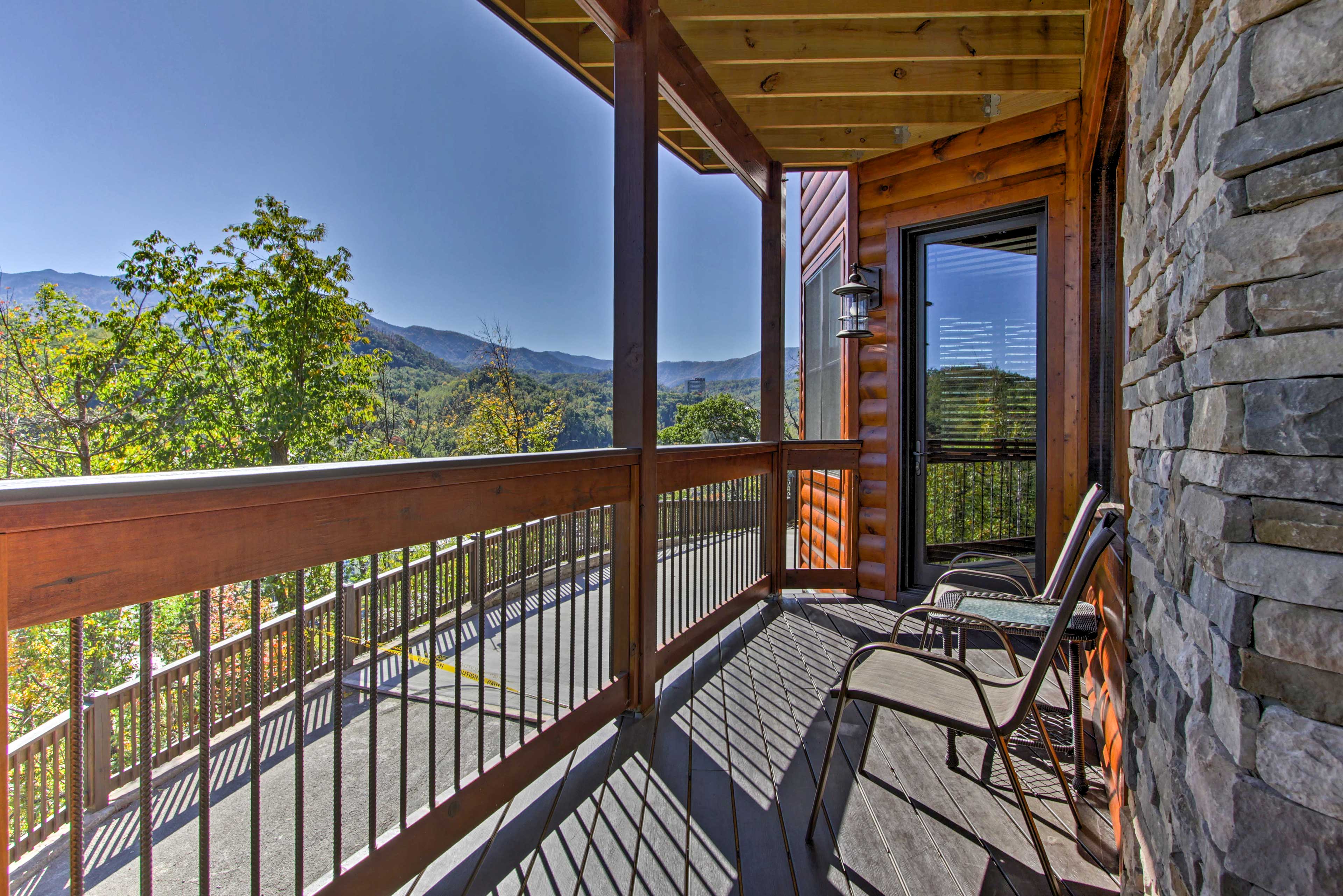 Property Image 1 - Majestic Mtn Getaway: Game Room, Decks & Hot Tub!