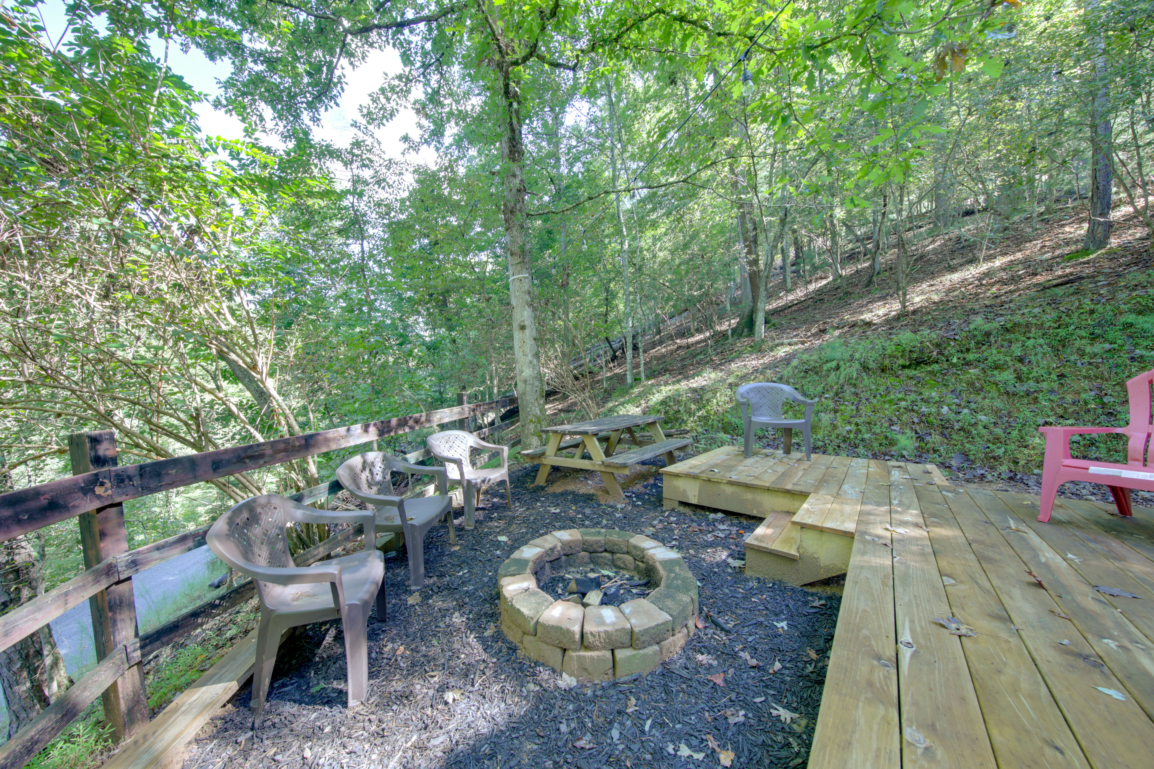 Property Image 2 - Pet-Friendly Ellijay Cabin in the Woods on 1 Acre!