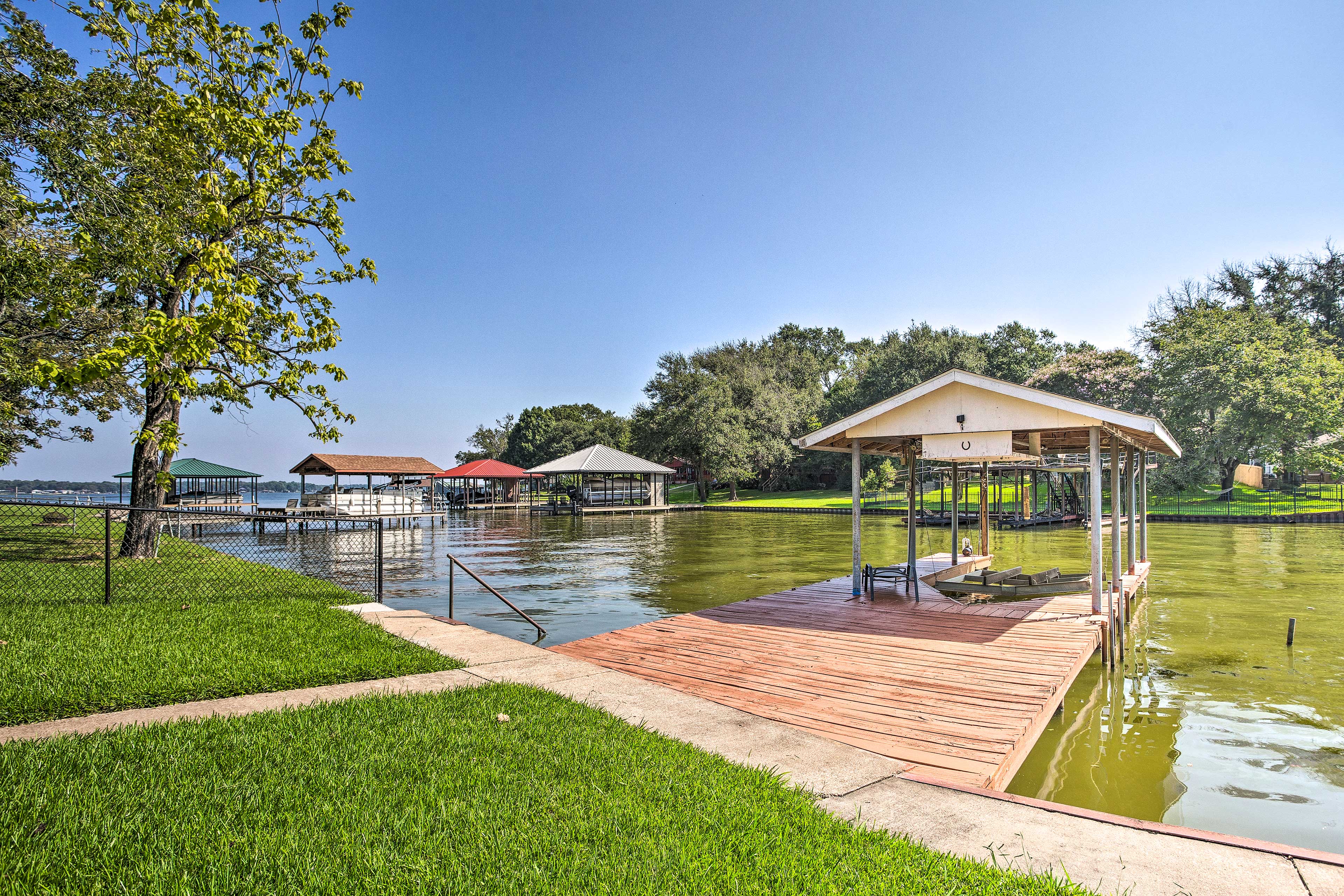 Property Image 2 - Private Dock & Slip: Cedar Creek Reservoir Home