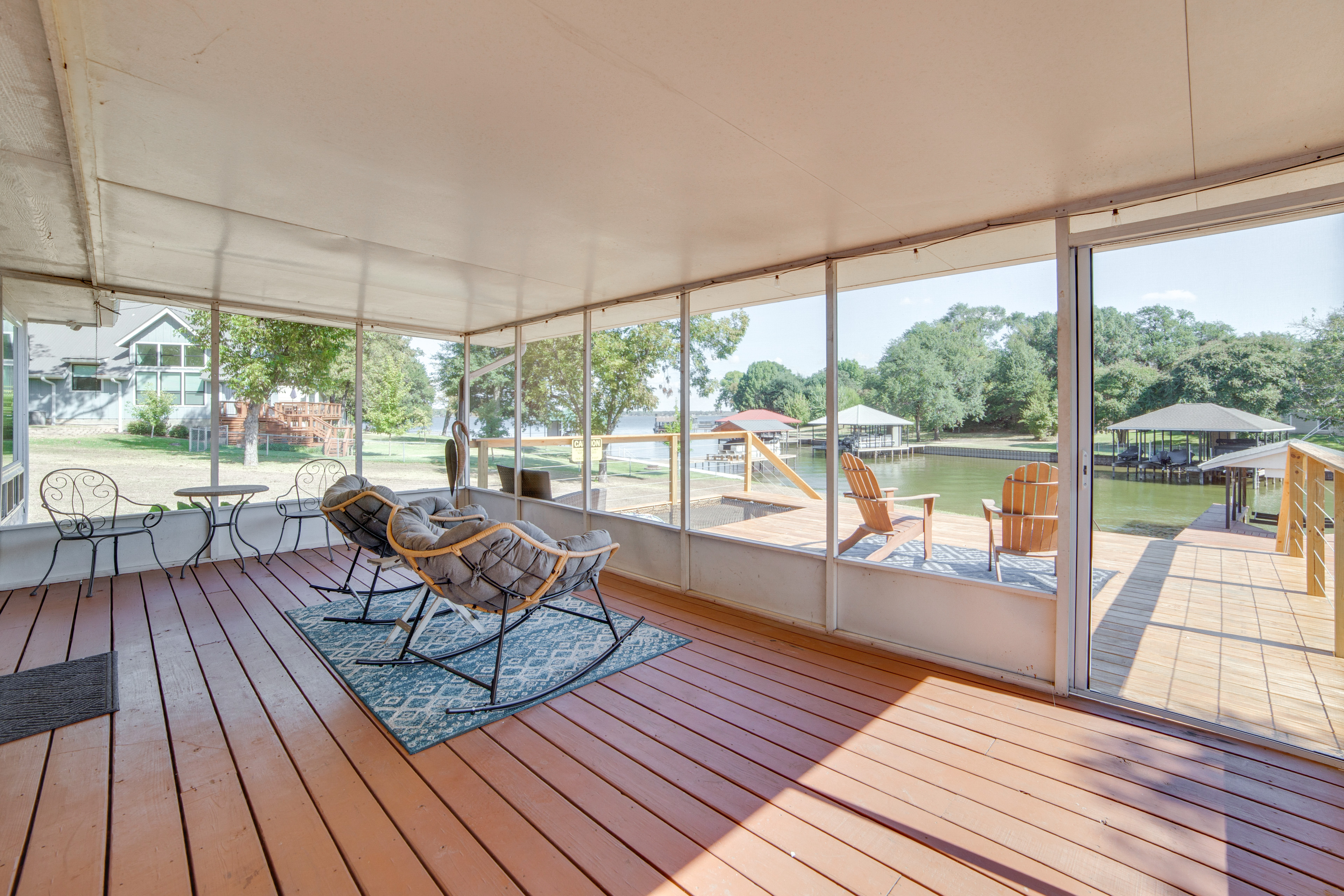 Private Dock & Slip: Cedar Creek Reservoir Home