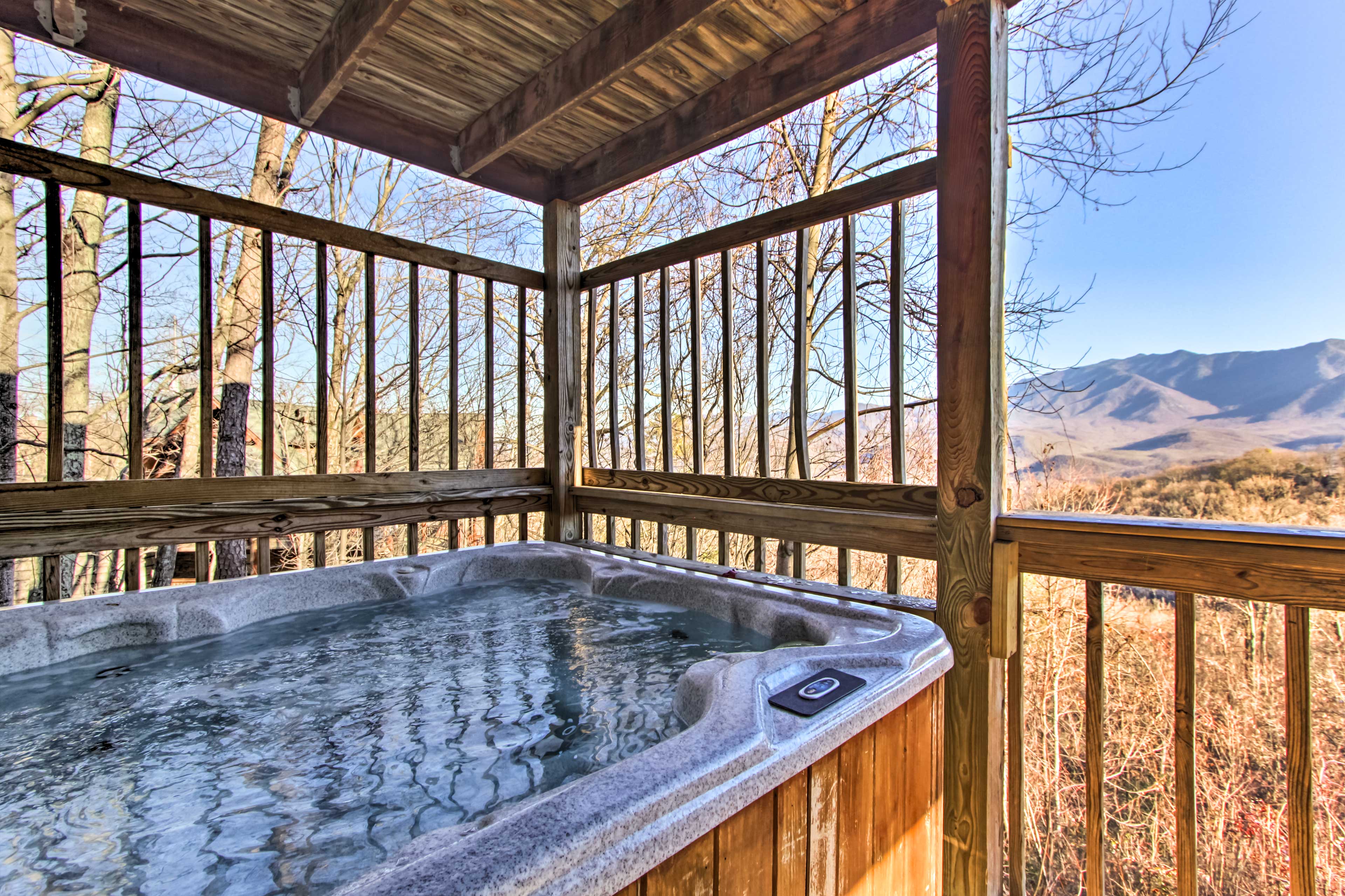 Property Image 2 - Cozy Gatlinburg Cabin w/ Hot Tub & Mountain Views!