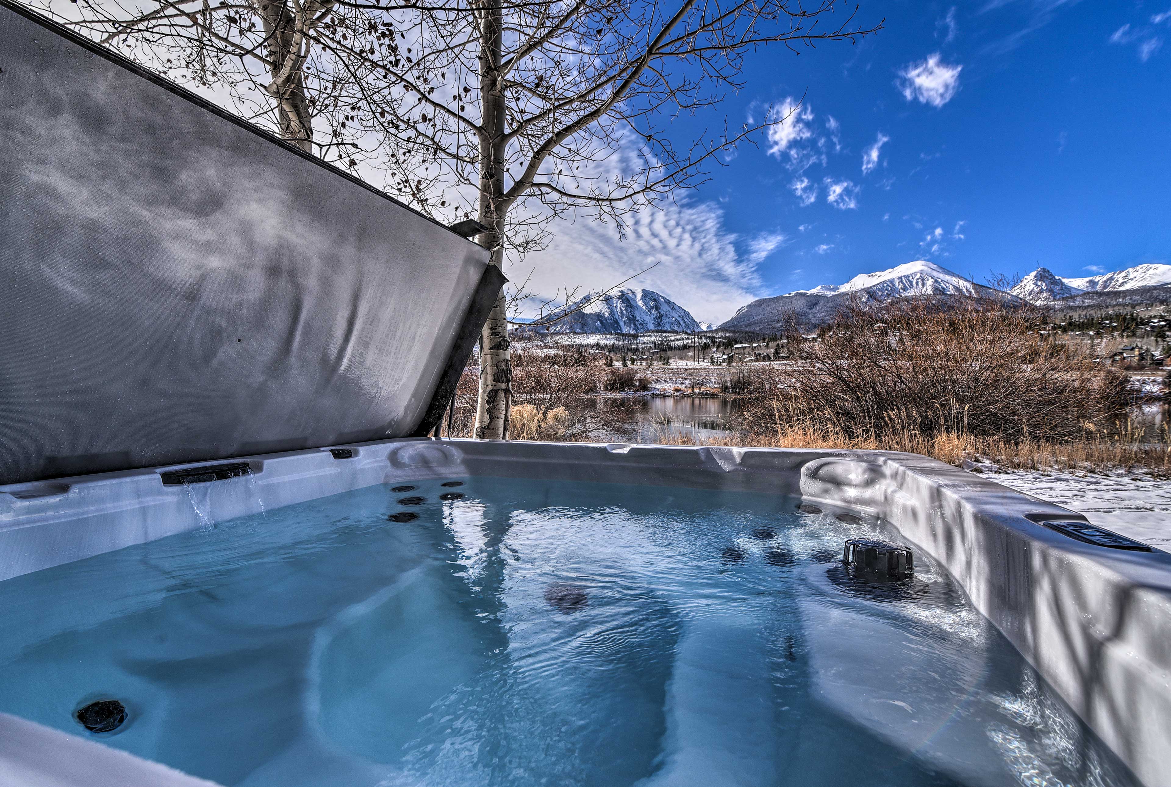 Property Image 2 - Silverthorne Waterfront Home: Hot Tub & Mtn View!