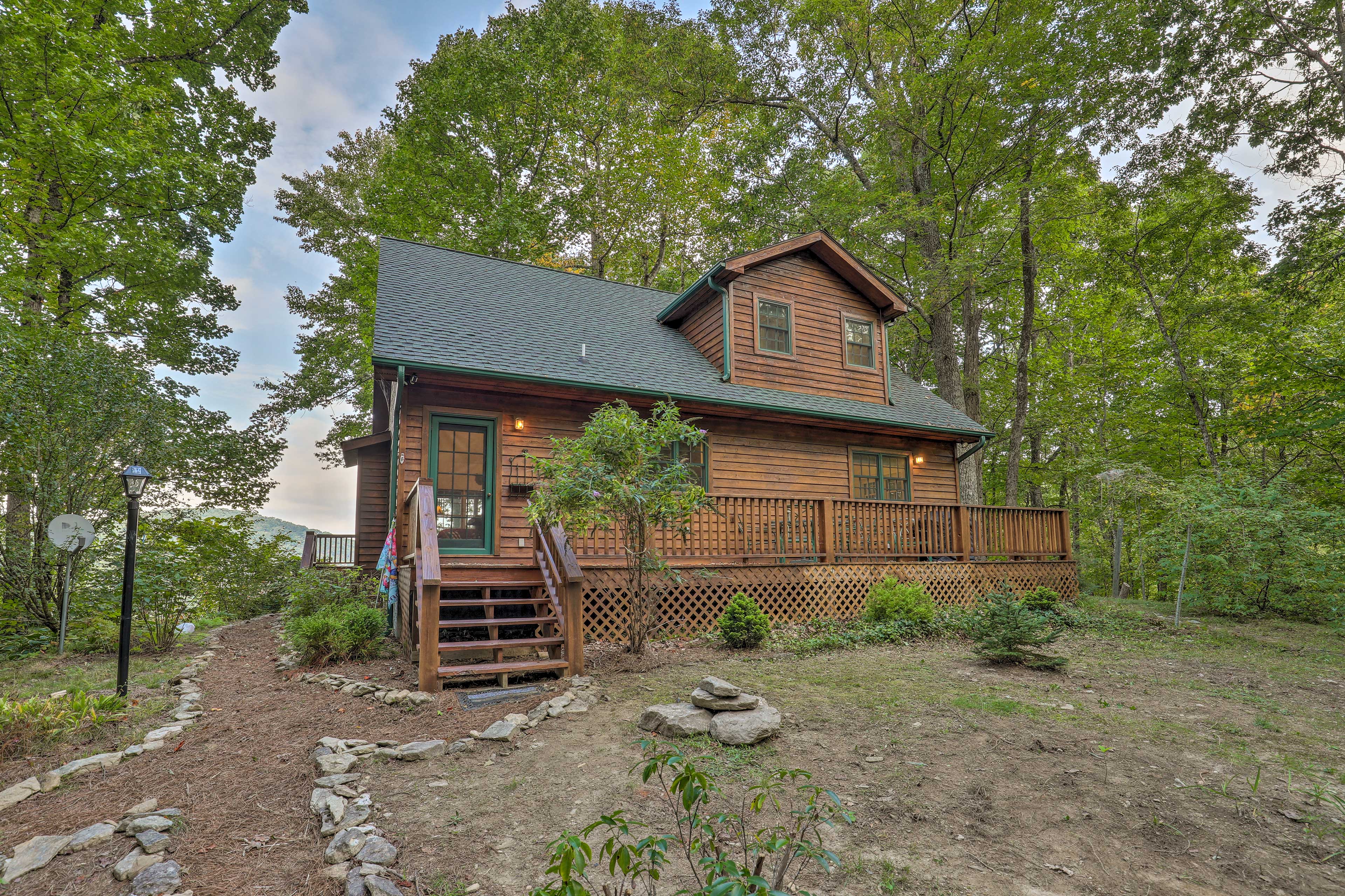 Property Image 1 - Tranquil Hendersonville Cabin w/ Mountain Views!