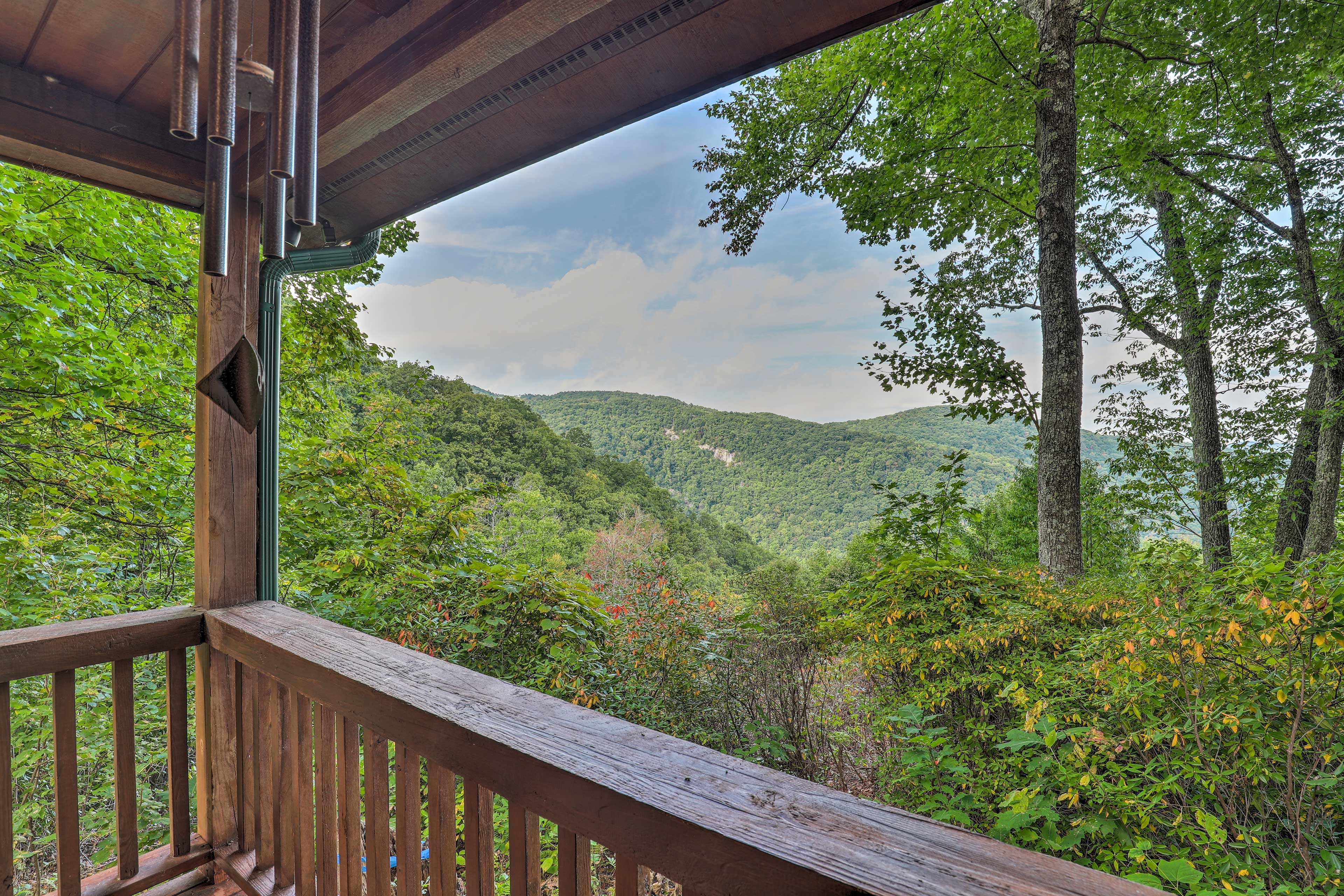 Property Image 1 - Tranquil Hendersonville Cabin w/ Mountain Views!