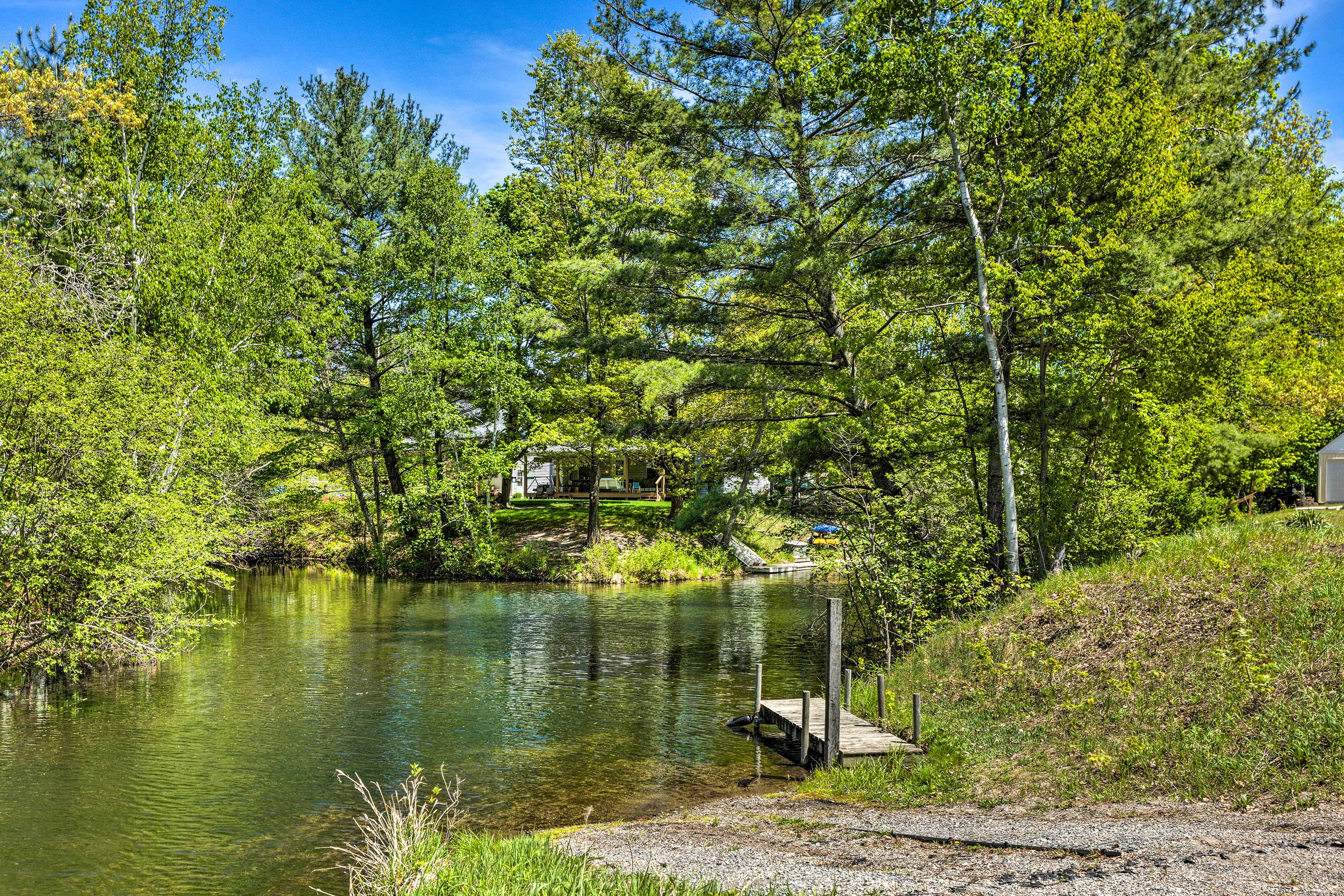 Property Image 1 - Breezy Silver Lake Getaway: Fishing Dock, Grill!