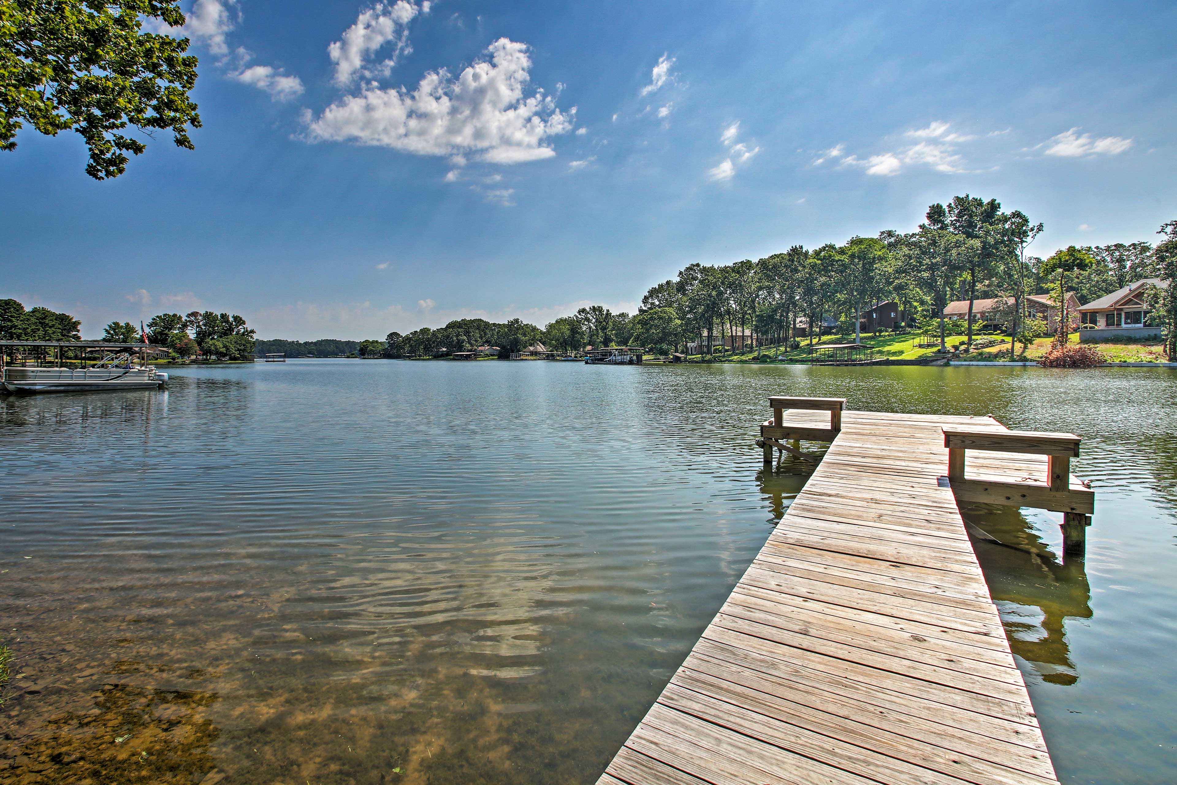 Property Image 2 - Tranquil Hot Springs Home w/ Lake & Dock Access!