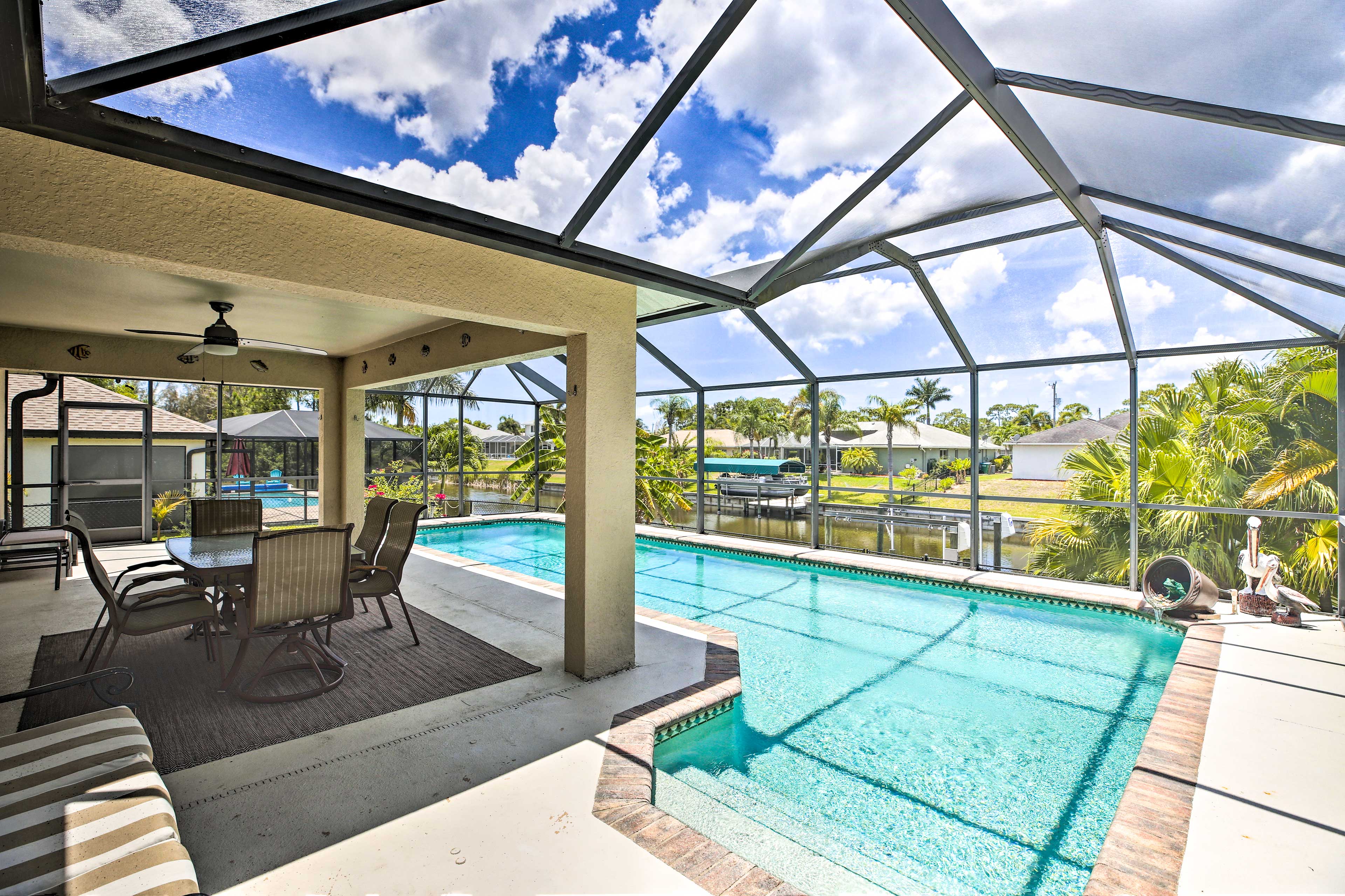 Property Image 2 - Cape Coral Canalfront Home with Pool + Dock