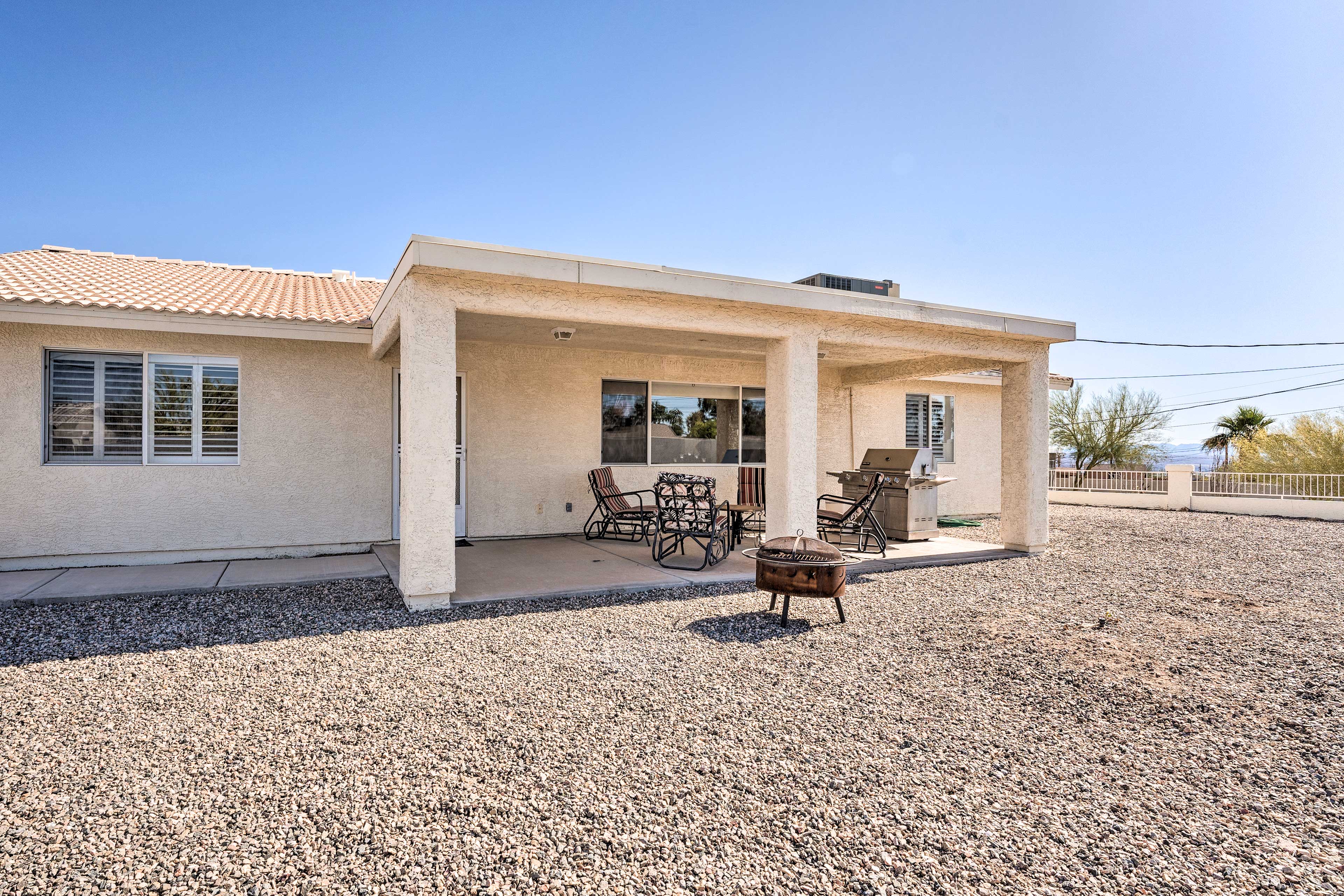 Central Lake Havasu City Home w/ Patio + Fire Pit!