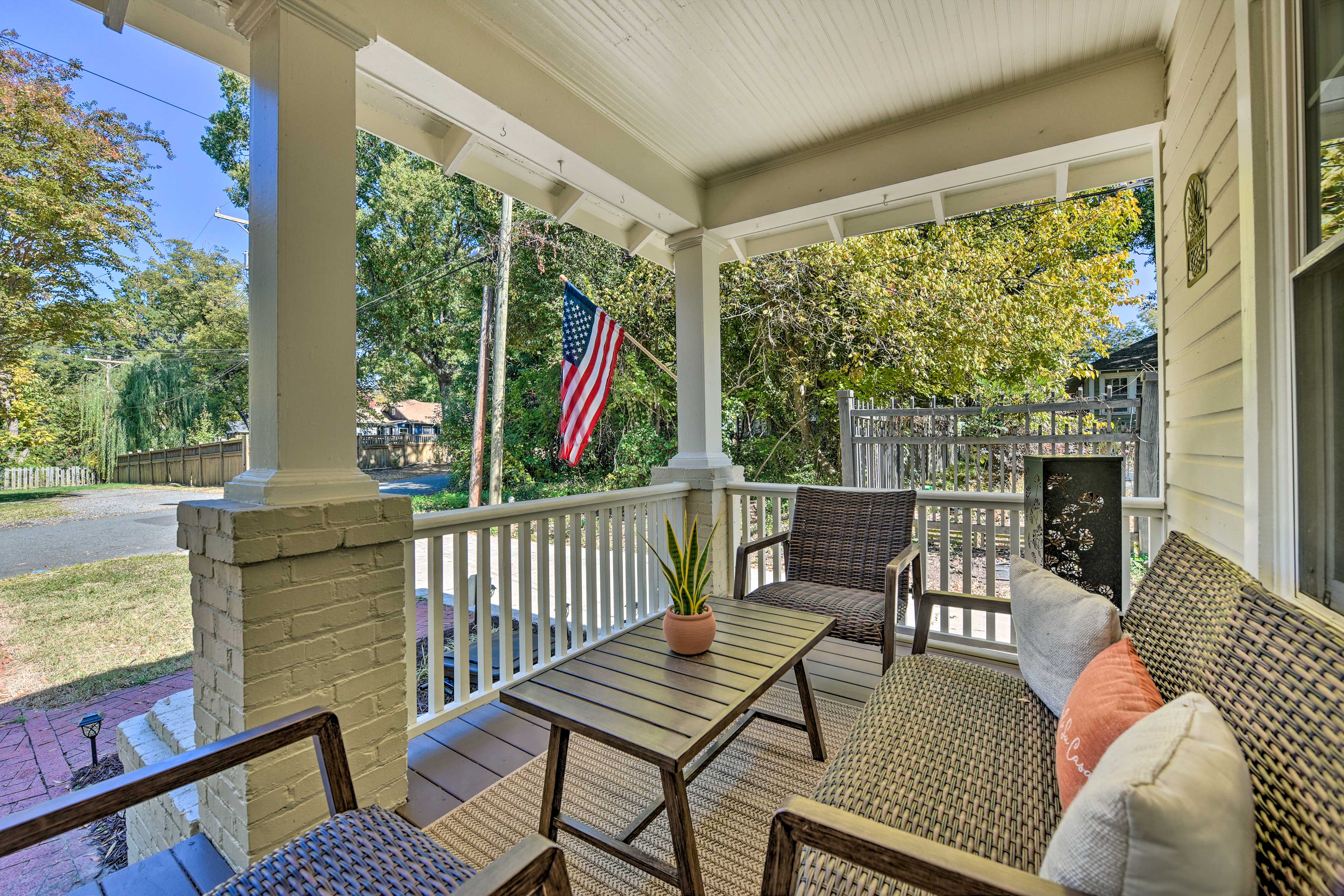 Property Image 2 - Charming Charlotte Abode w/ Deck & Fire Pit!