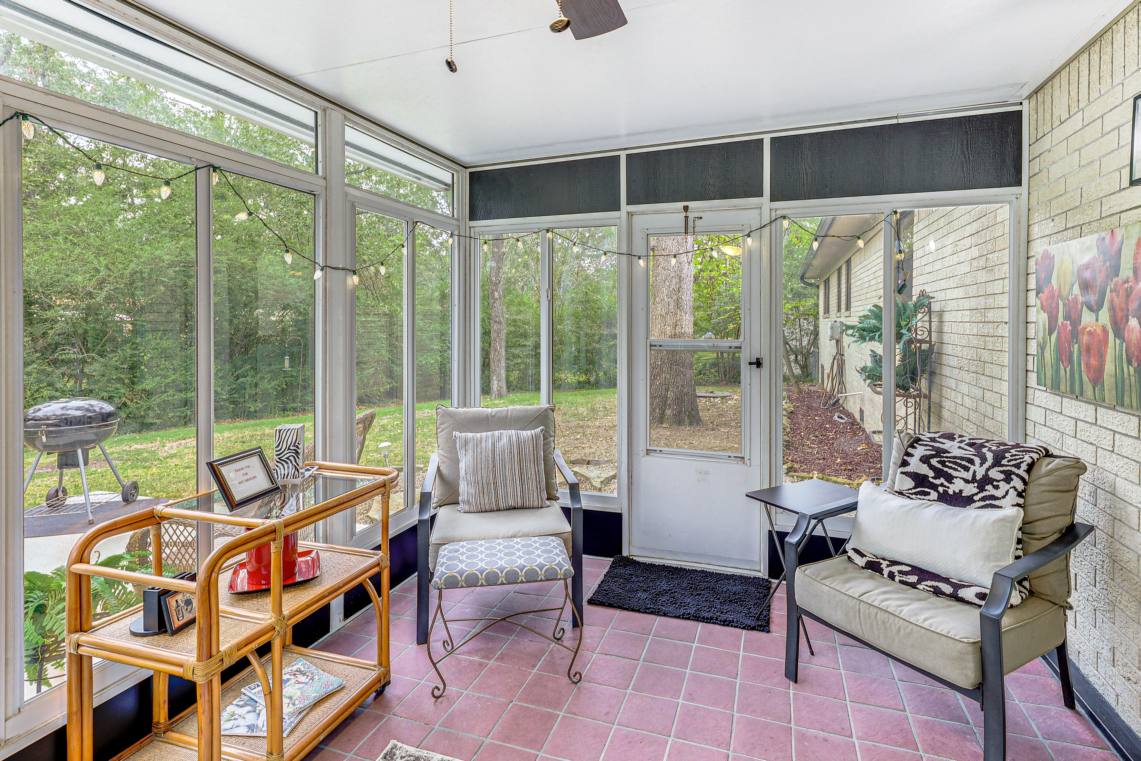 Sunroom & Yard: Charming Hot Springs Home!