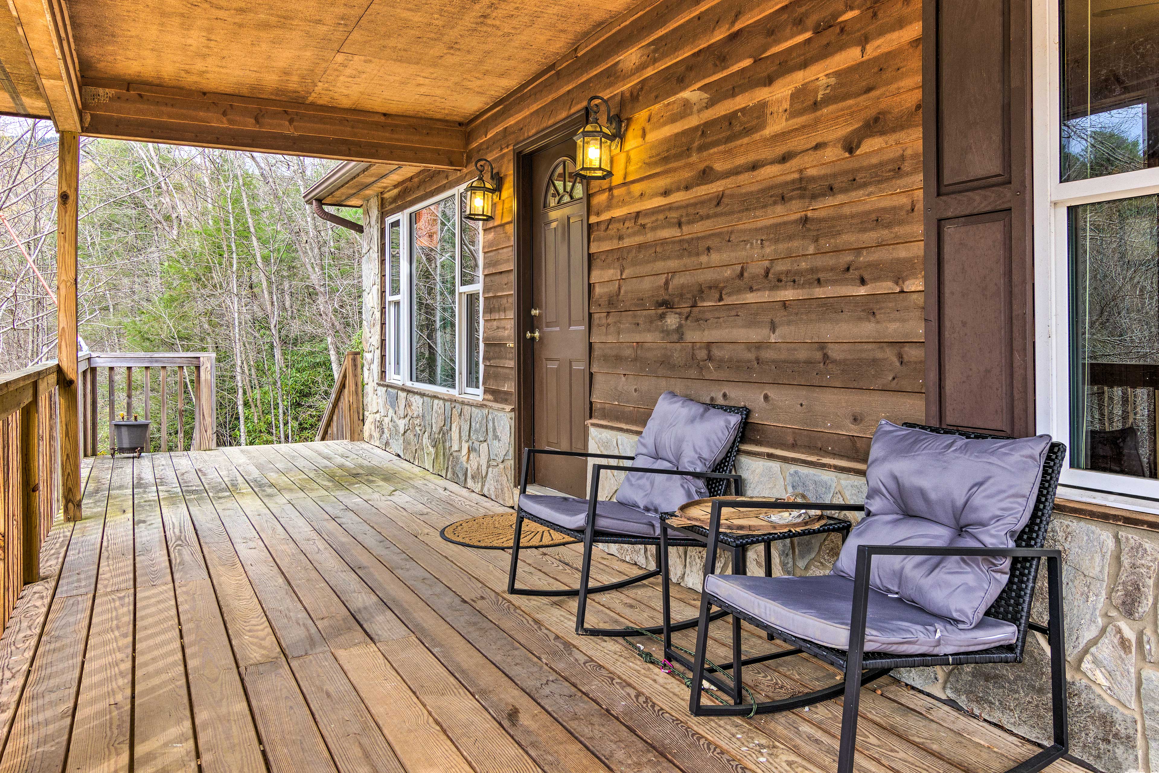 Property Image 2 - Charming Marion Cabin: Fire Pit & Mtn Views!