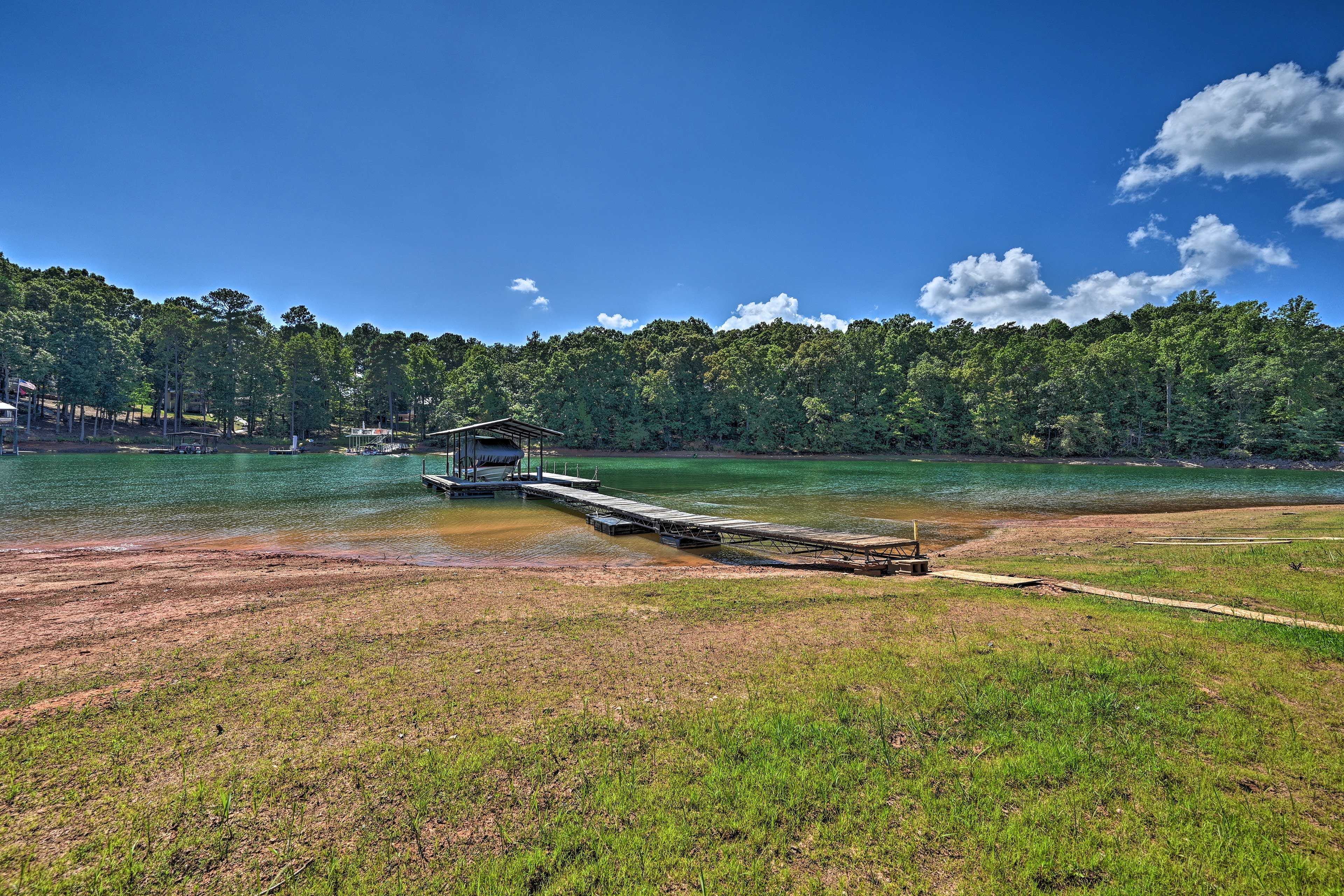 Property Image 1 - Chic House w/ Private Dock on Lake Hartwell!