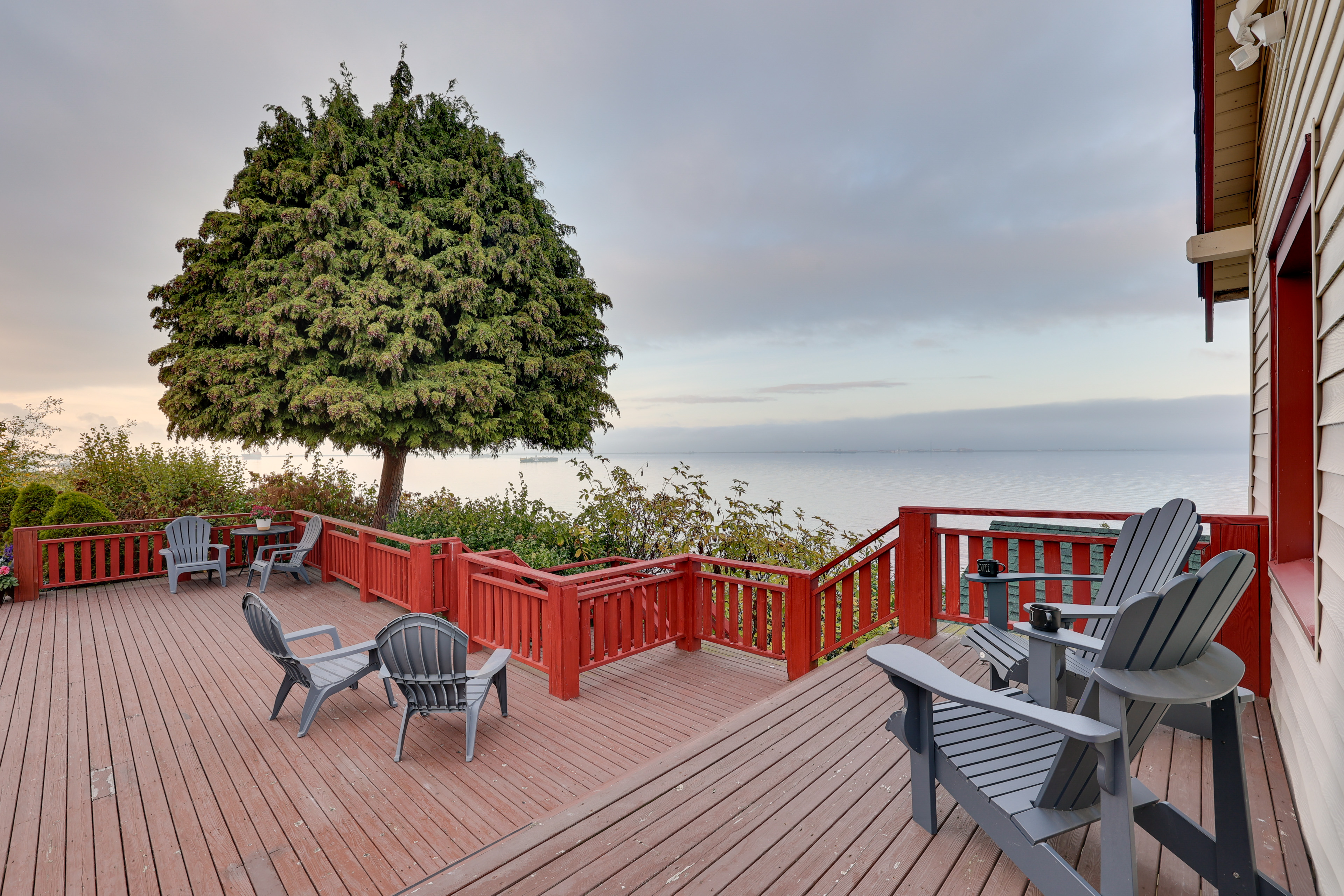 Property Image 2 - Chic Port Angeles Home w/ Oceanfront Balcony!