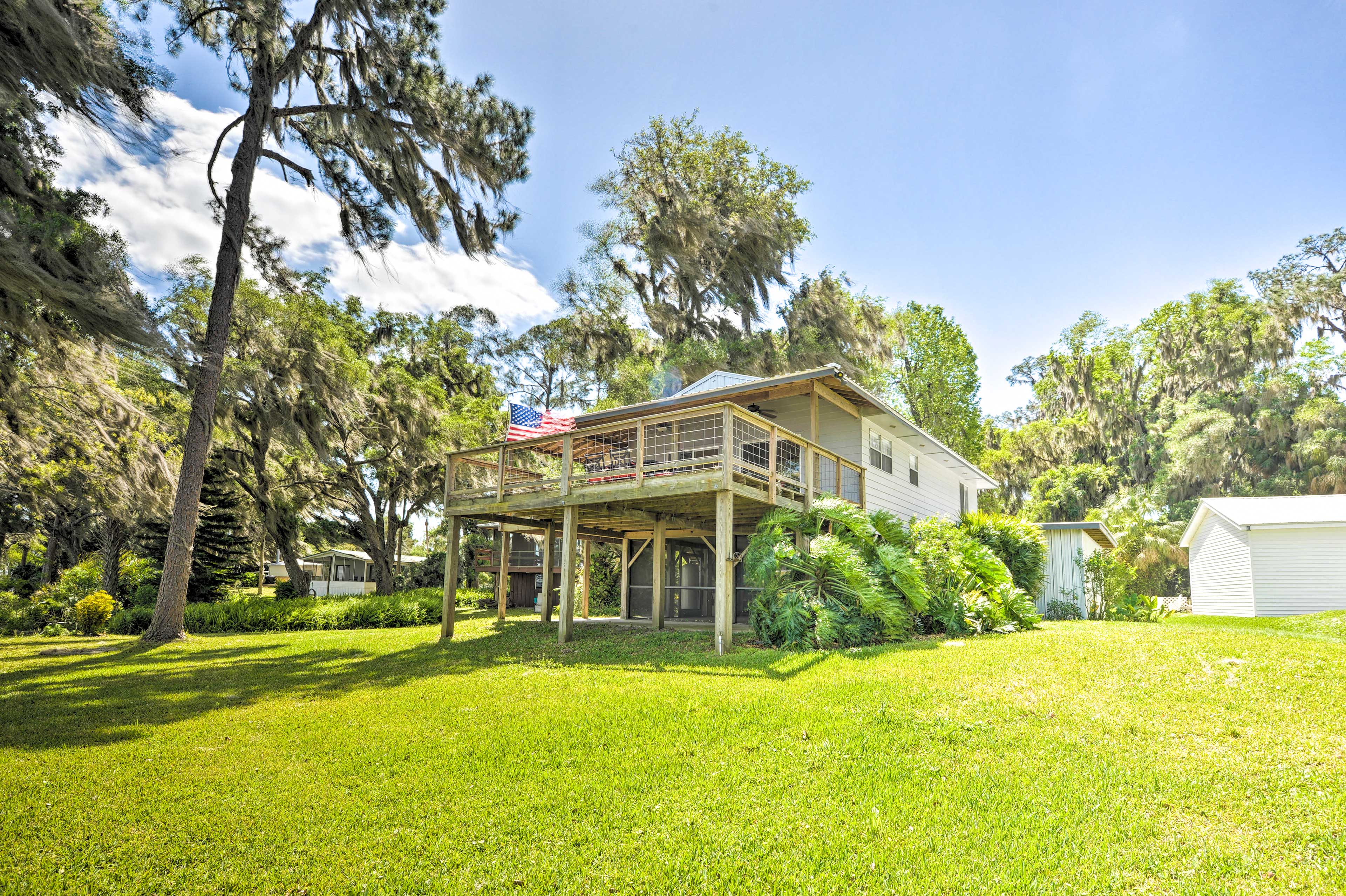 Renovated Crescent Lake Escape w/ Waterfront Deck!