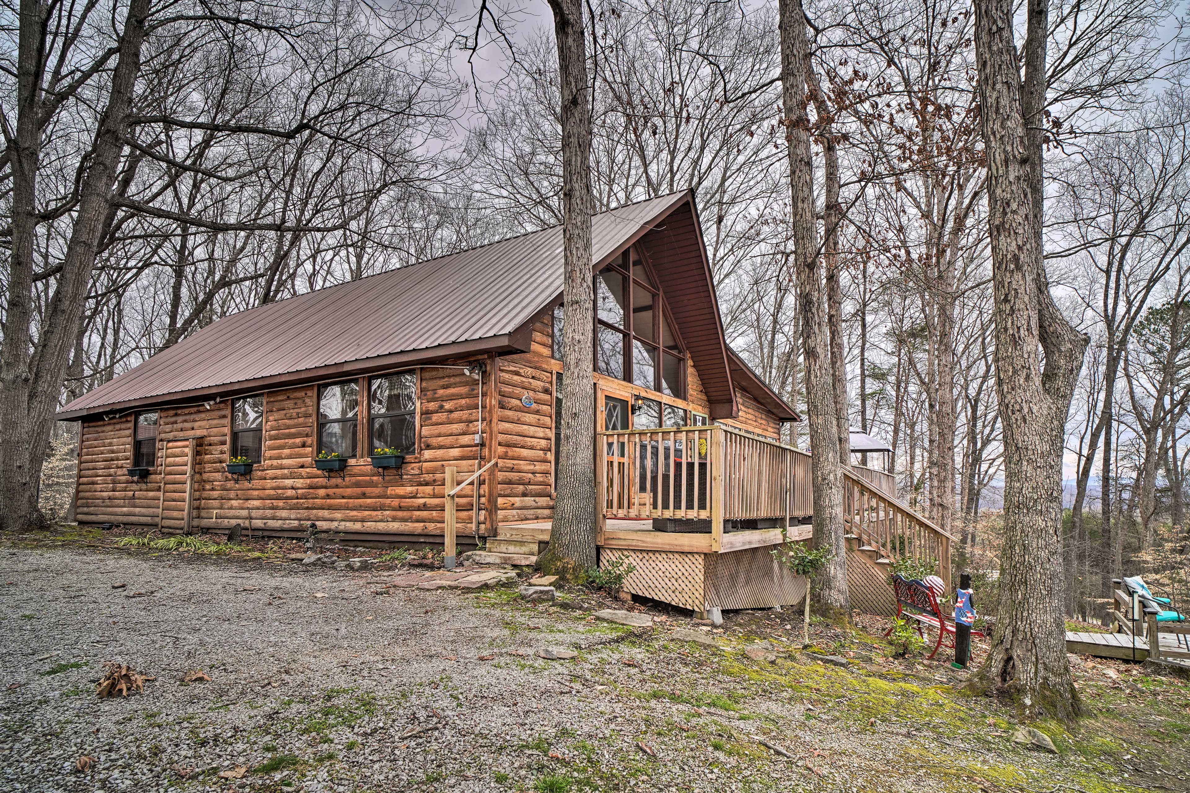 Property Image 1 - Douglas Lake Cabin w/ Mountain-View Deck & Grill