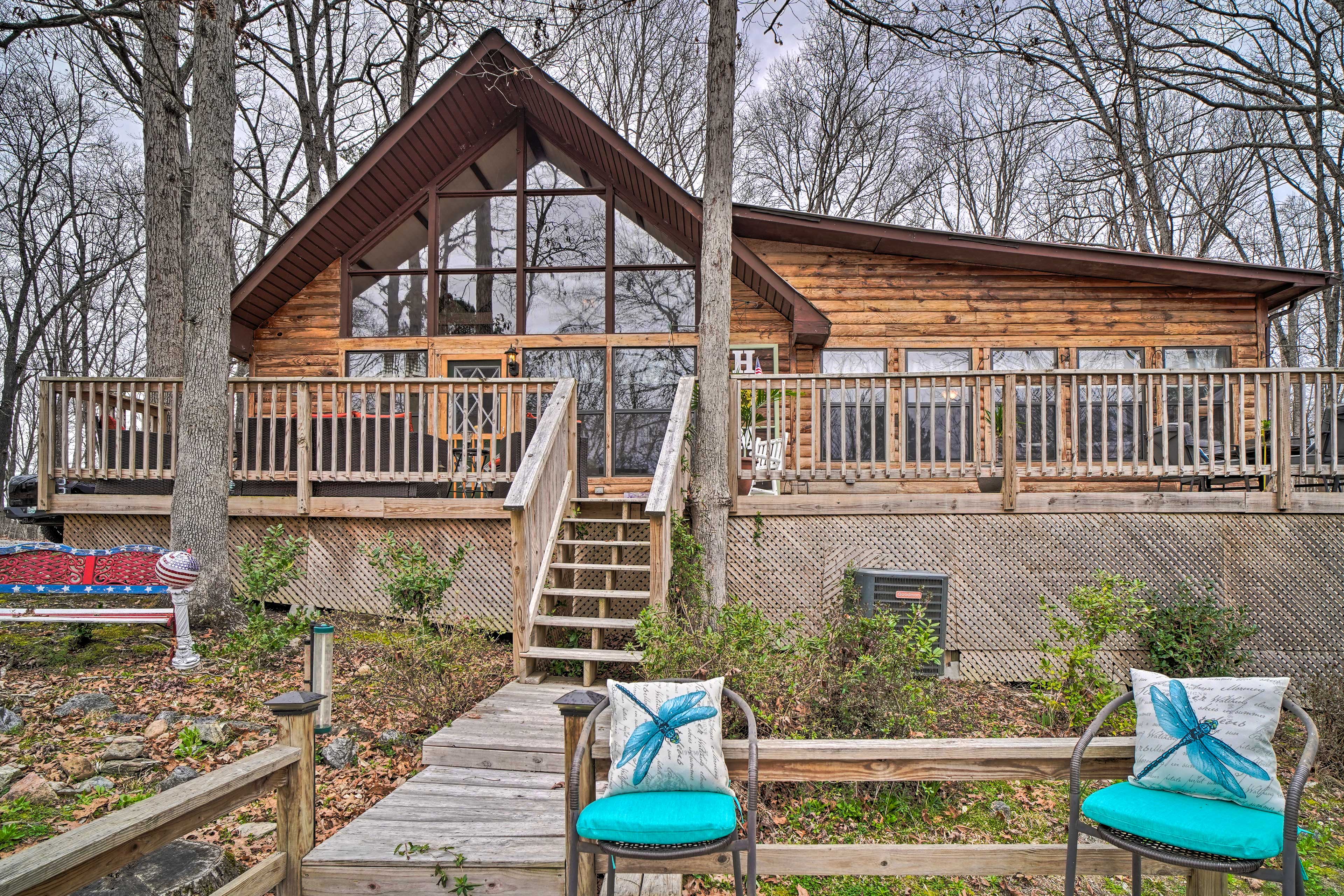 Property Image 2 - Douglas Lake Cabin w/ Mountain-View Deck & Grill