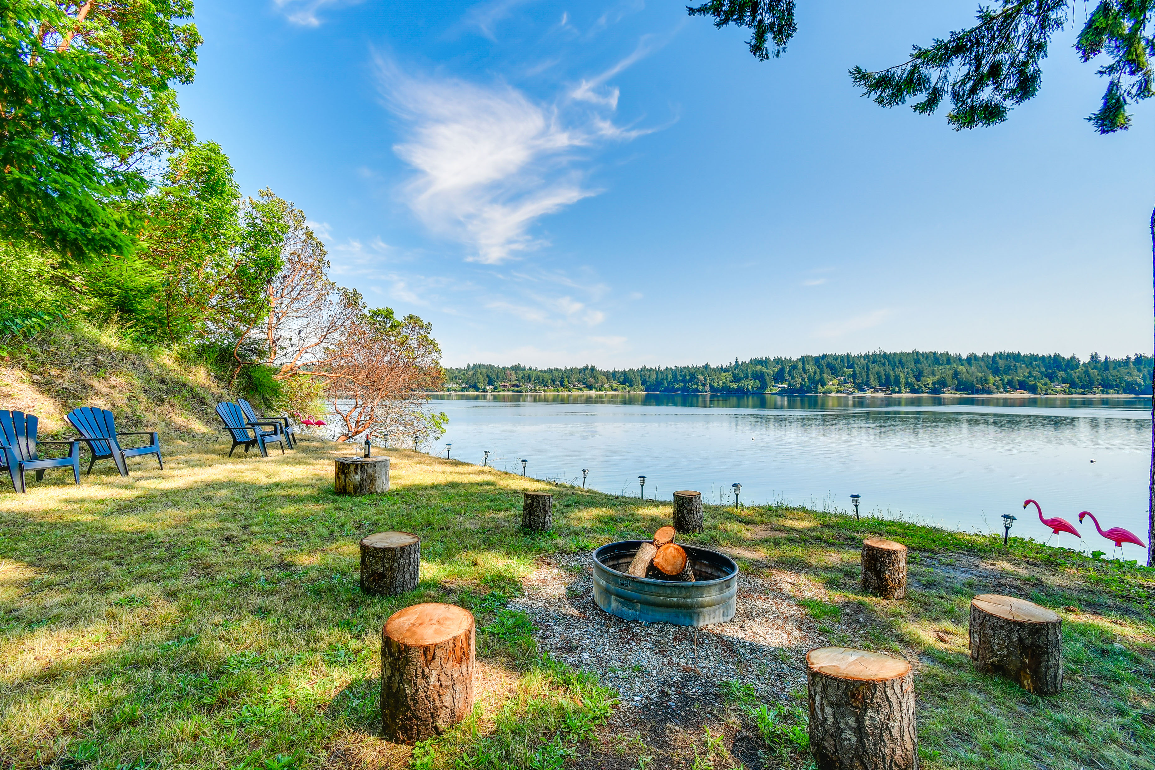 Property Image 2 - Dreamy Wooded Cabin with Private Beach & Kayaks!