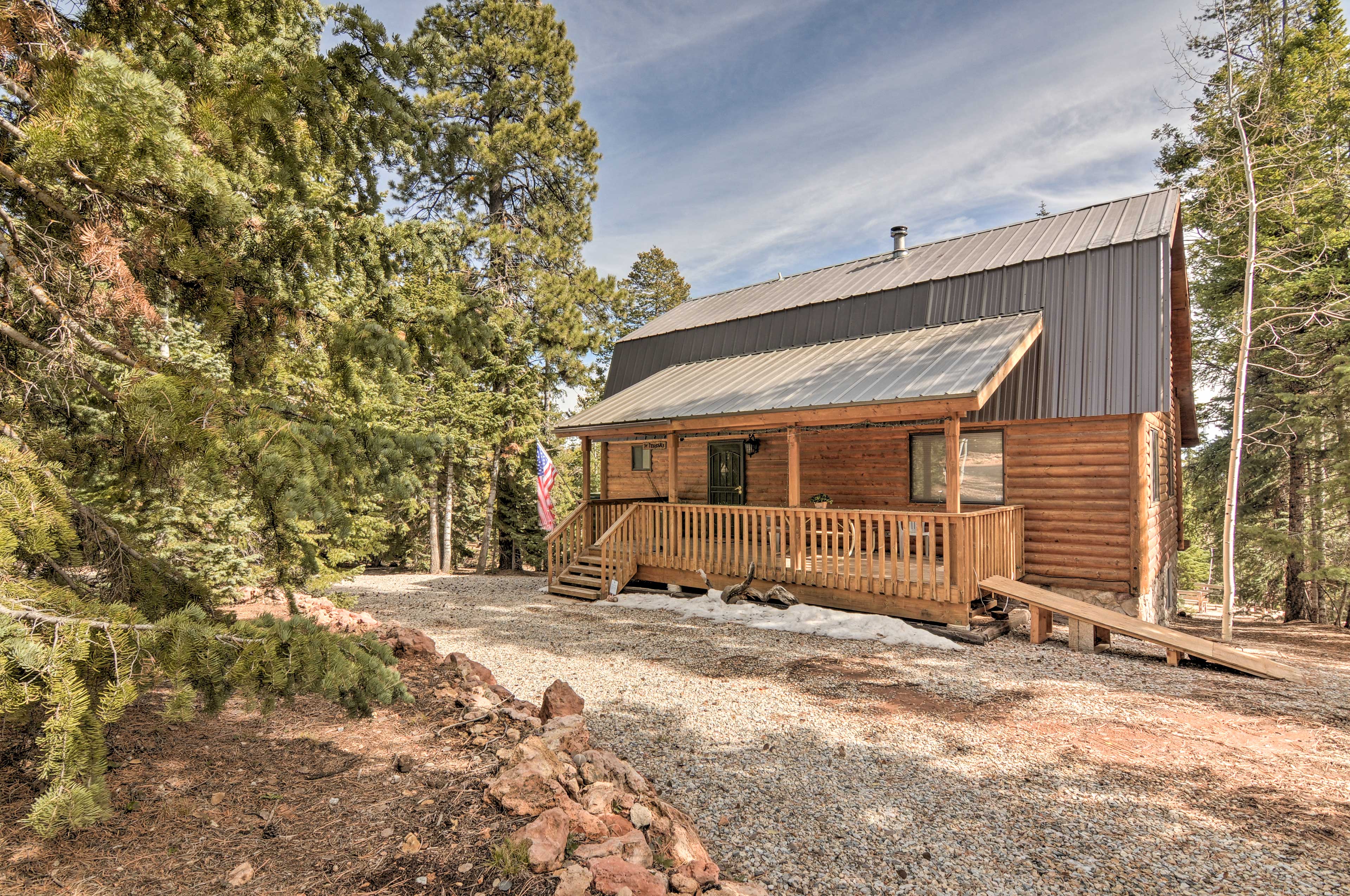 Property Image 1 - Duck Creek Village Cabin w/ Deck on Half Acre