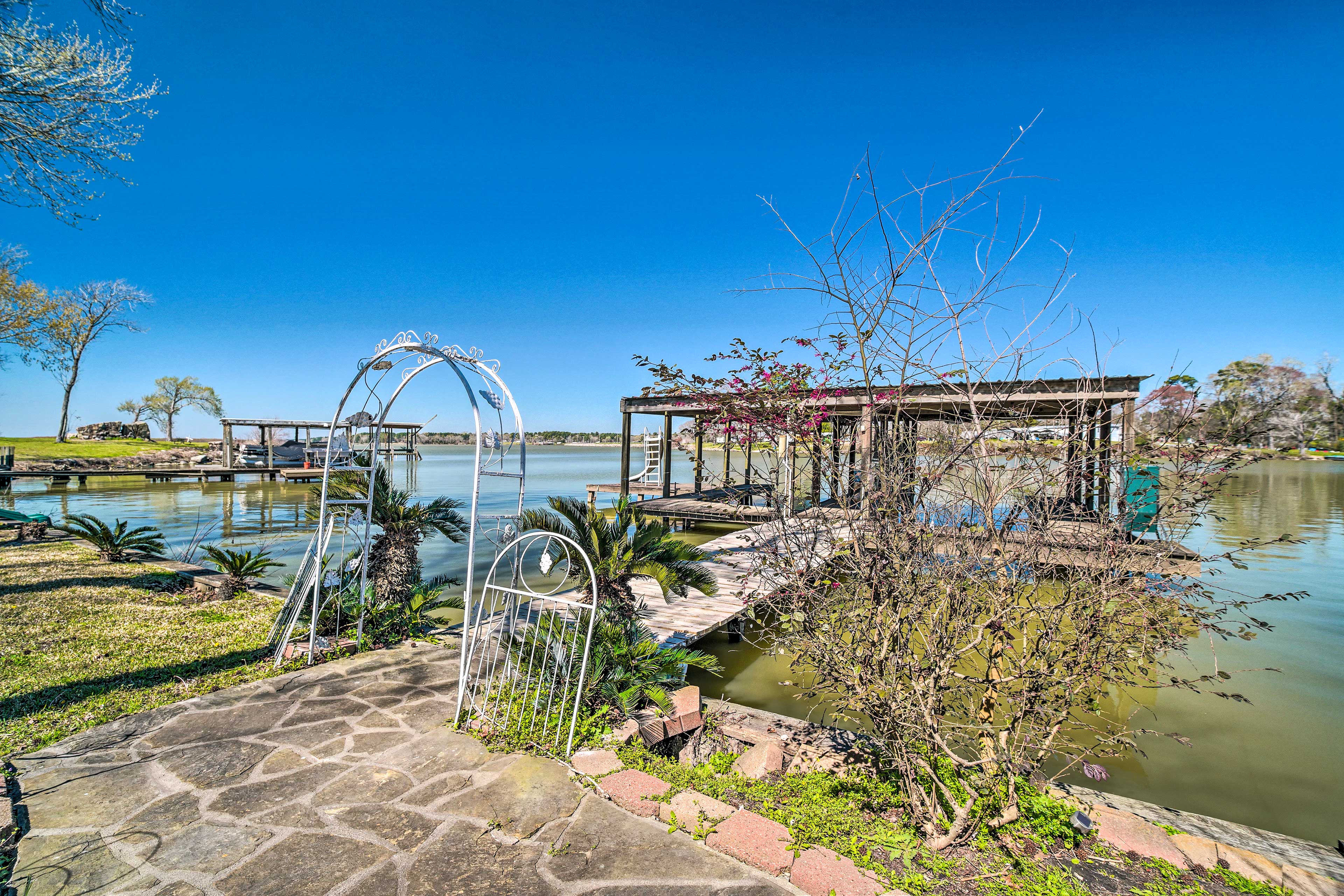 Family Home w/ Boat Dock, Fire Pit + Balcony