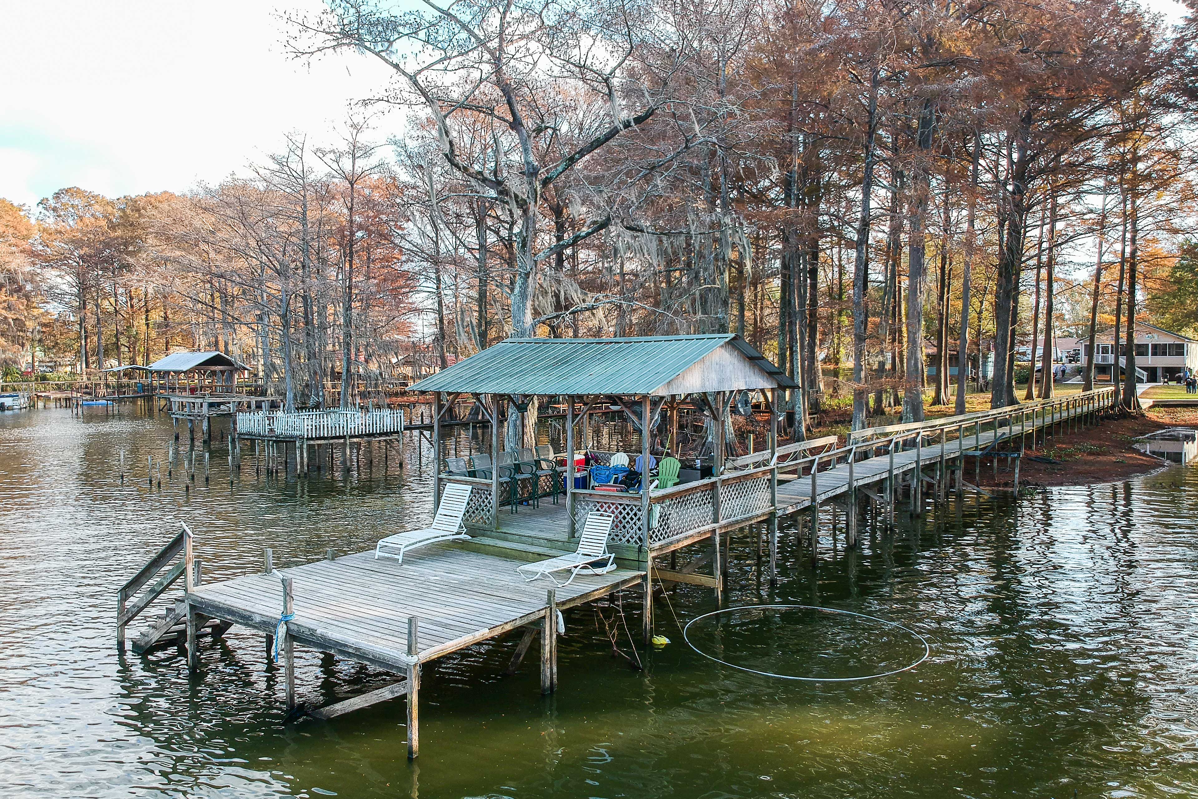 Property Image 2 - Ferriday Lakehouse - Private Dock, Deck & Yard!