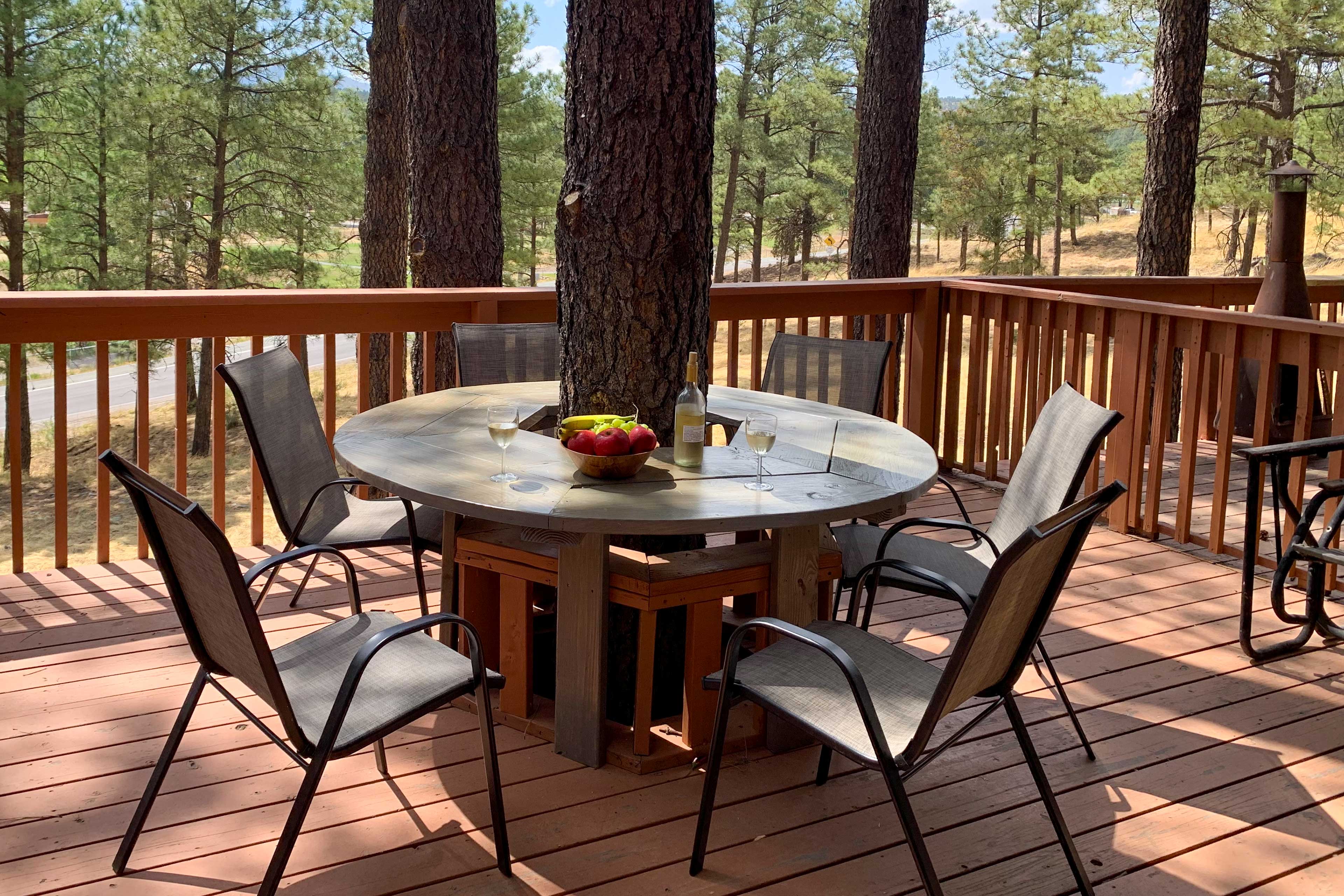 Property Image 1 - Forested Ruidoso Condo w/ Deck & Fireplace!