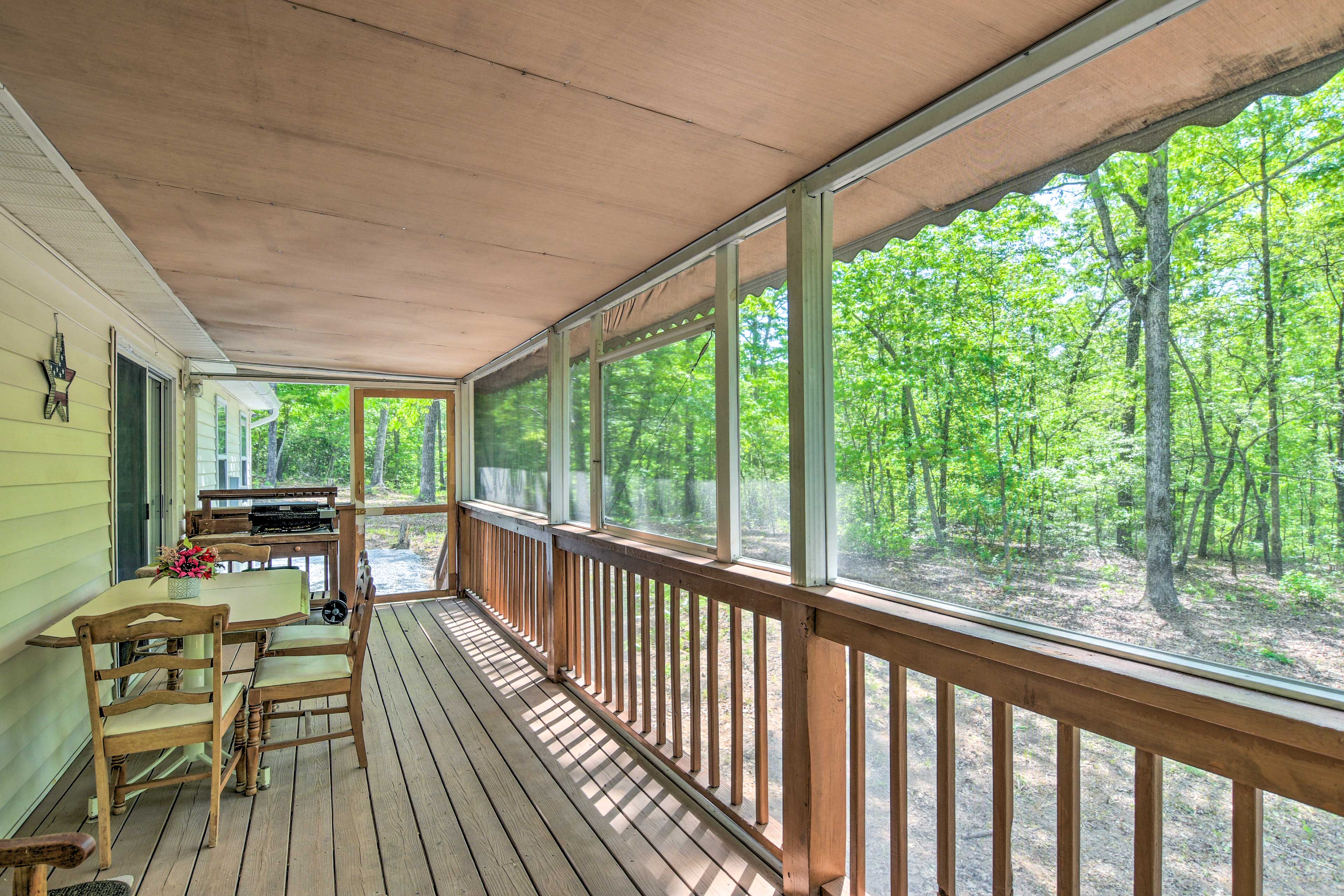 Property Image 2 - Forested Tamassee Escape w/ Screened Porch!