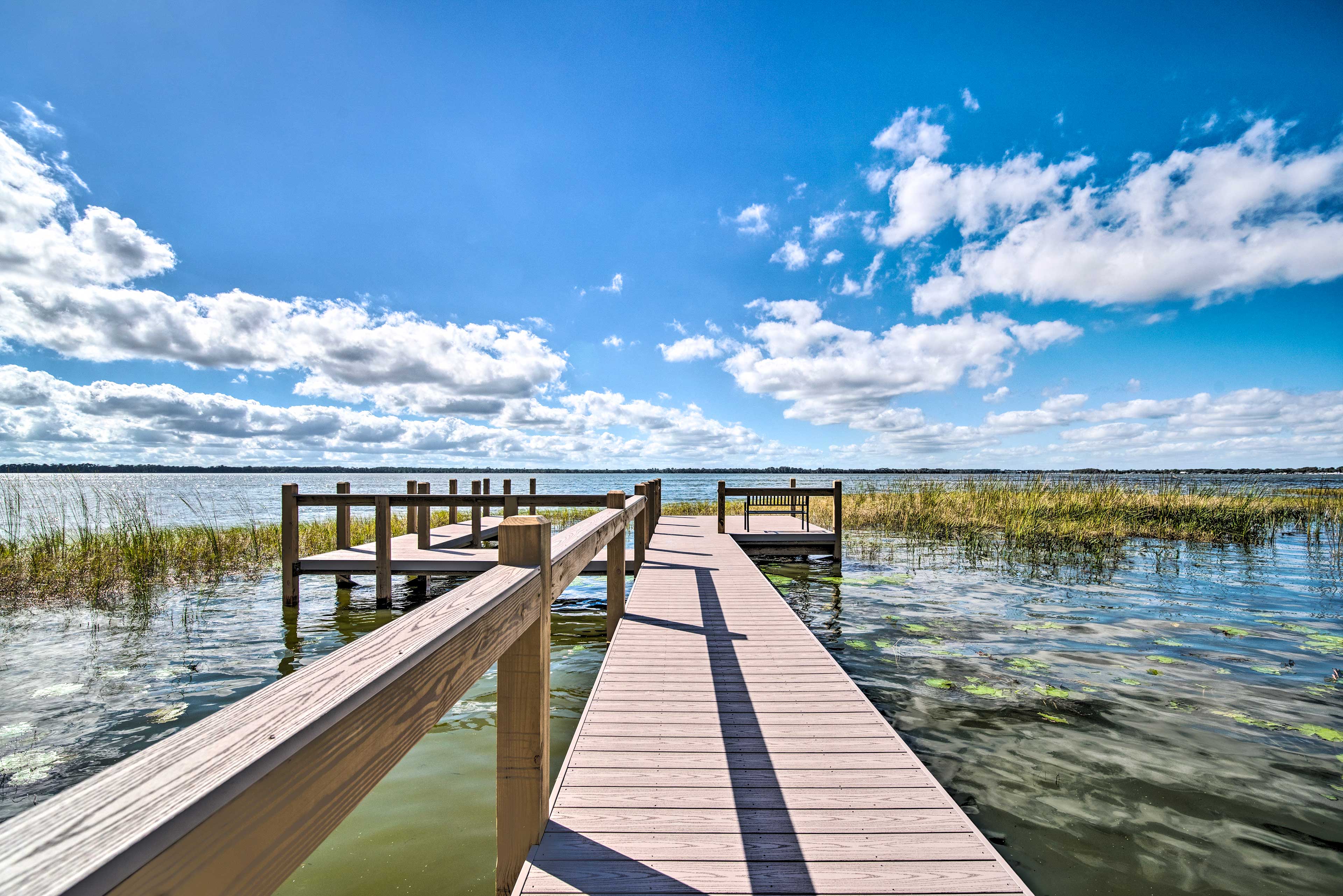 Property Image 2 - Waterfront Lake Dora Escape w/ Private Dock & Slip