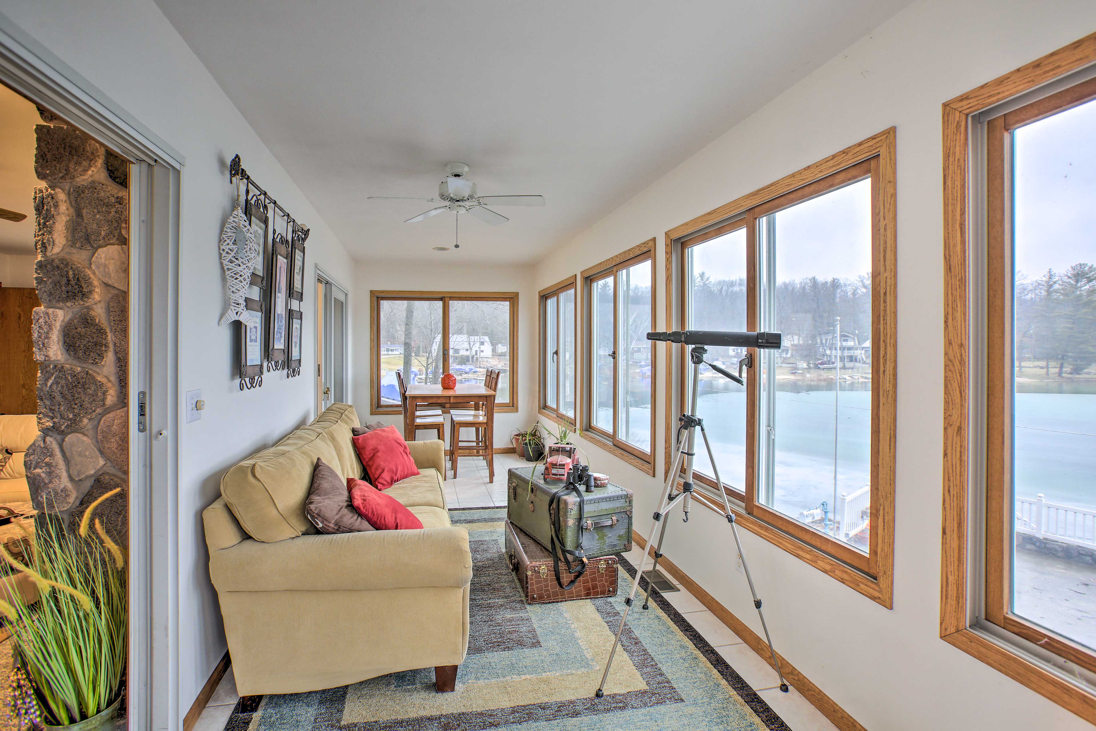 Property Image 1 - Lakefront Newaygo Home - Private Dock, Kayaks