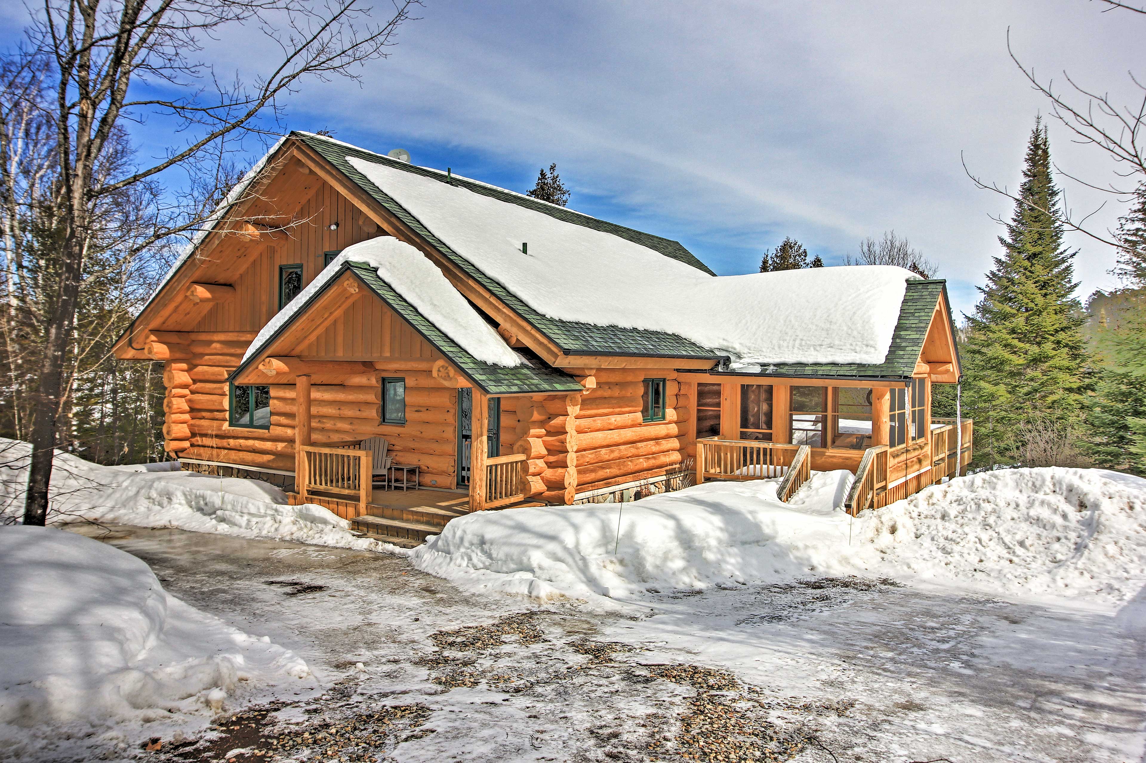 Property Image 1 - Lakefront Log Cabin w/ Dock ~ 9 Mi to Lutsen Mtn