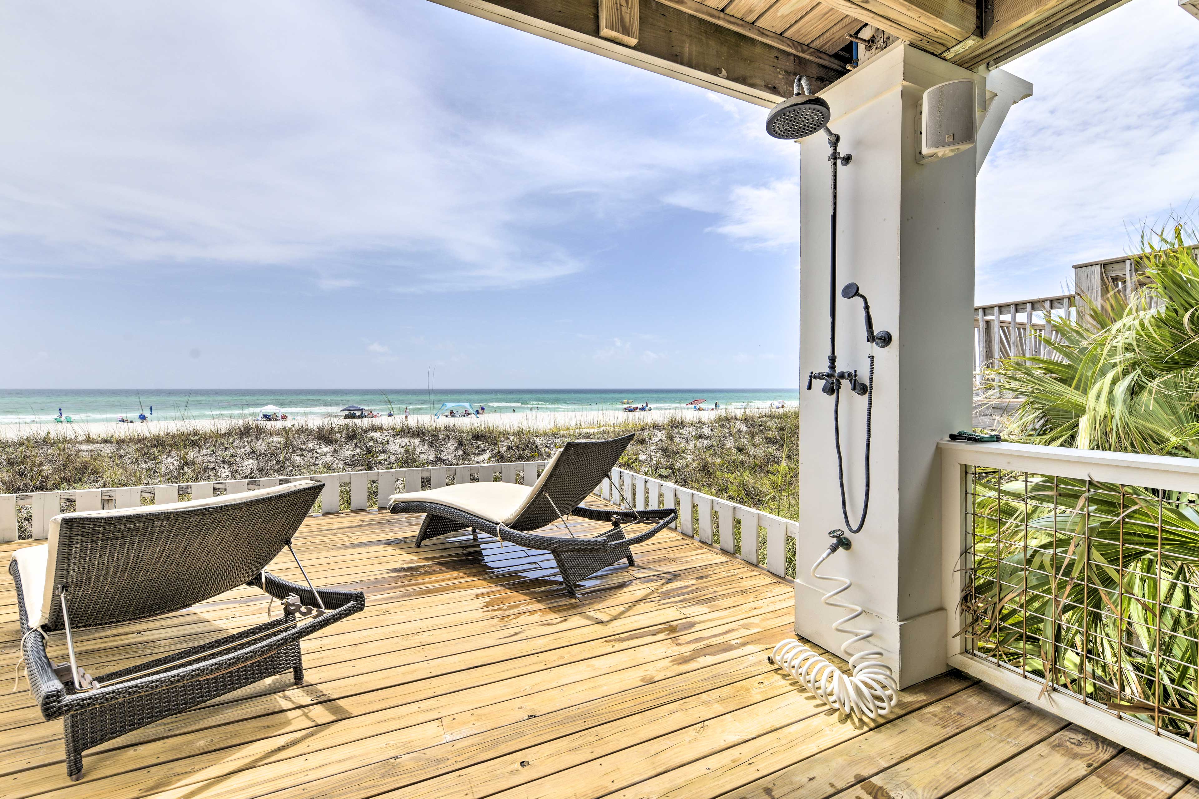 Property Image 2 - Luxe, Beachfront PCB Home w/ Decks & Grill!