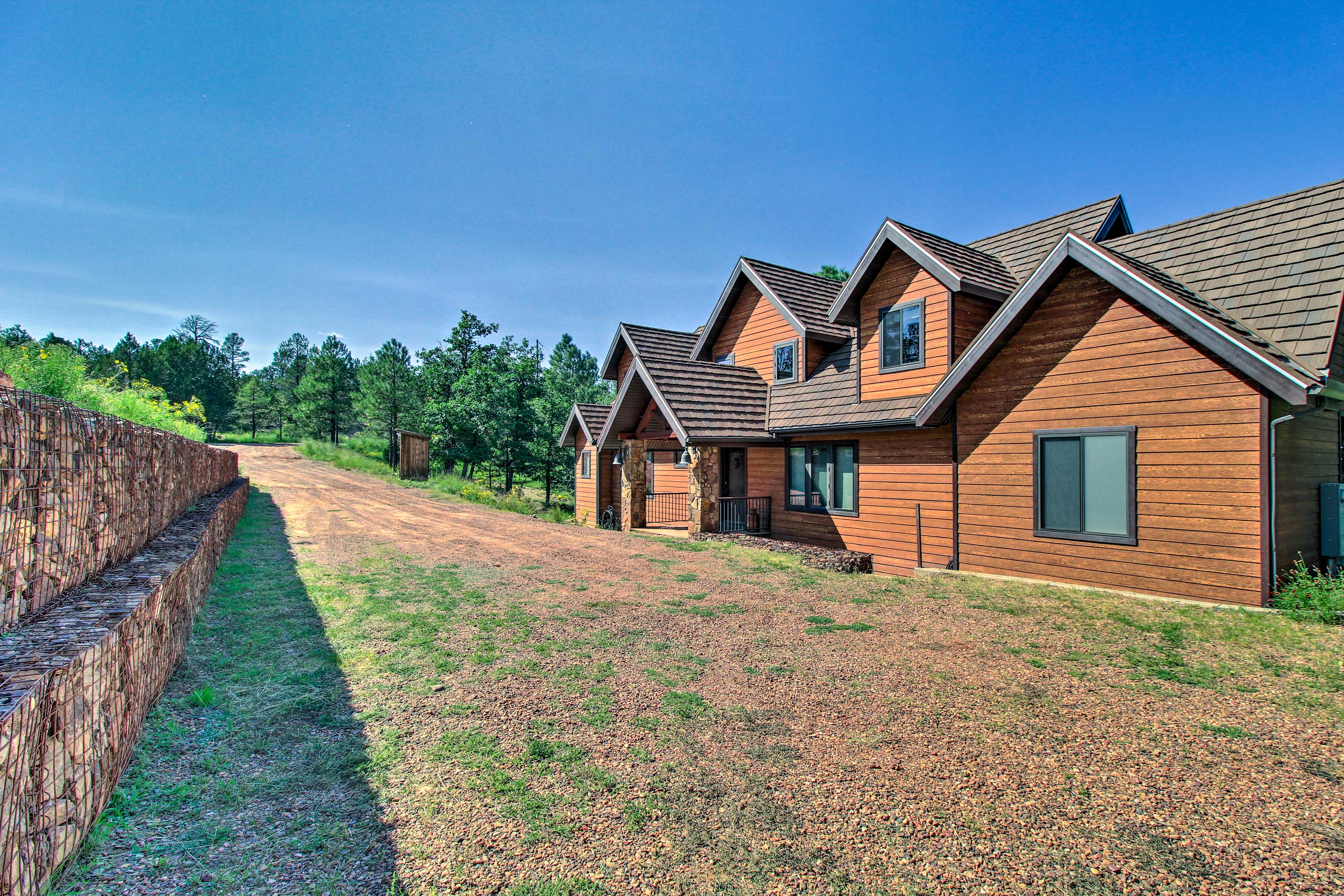 Property Image 2 - Luxe Heber Cabin w/ Deck, Near National Forests!