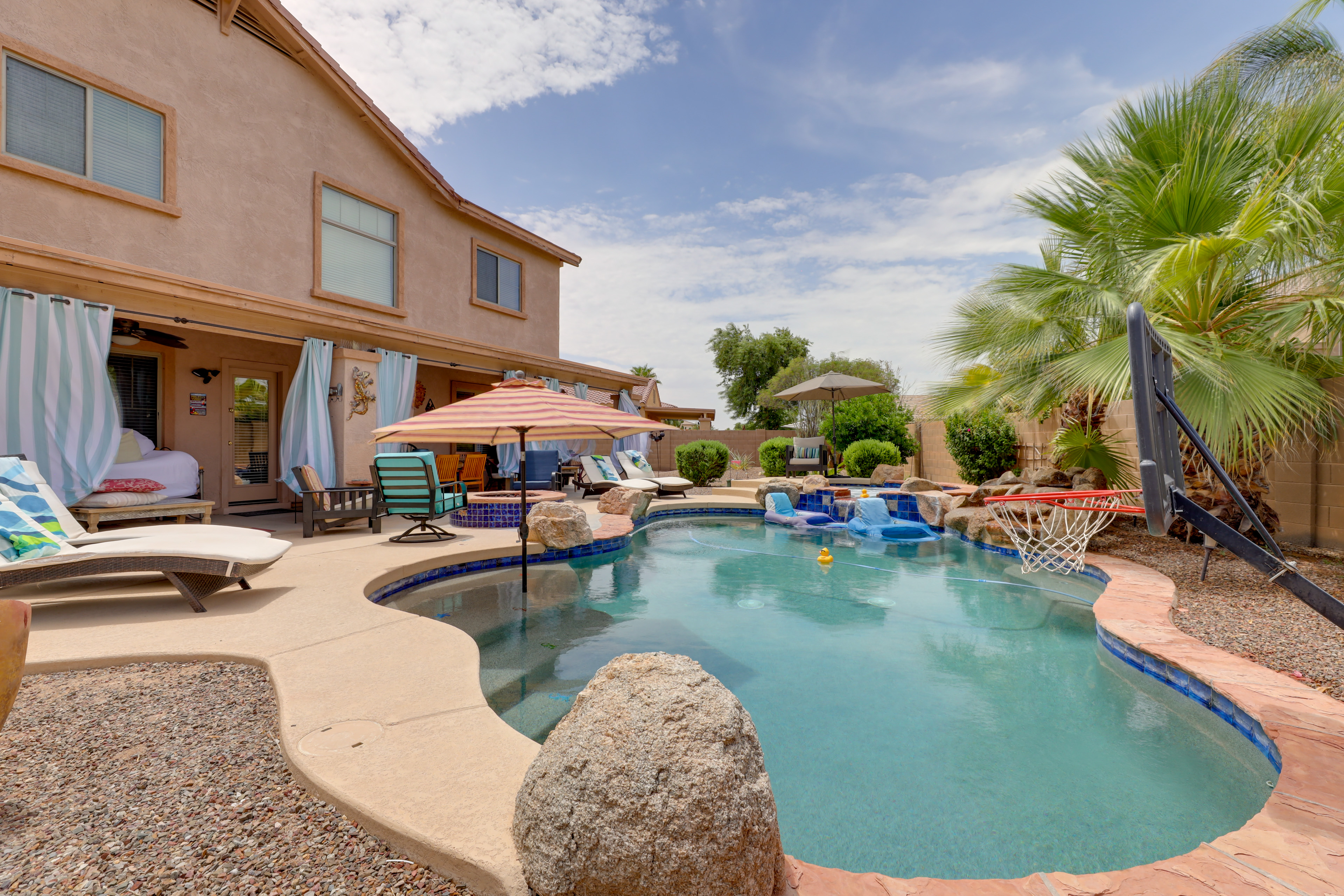 Property Image 1 - Maricopa Desert Oasis: Fenced Yard w/ Hot Tub