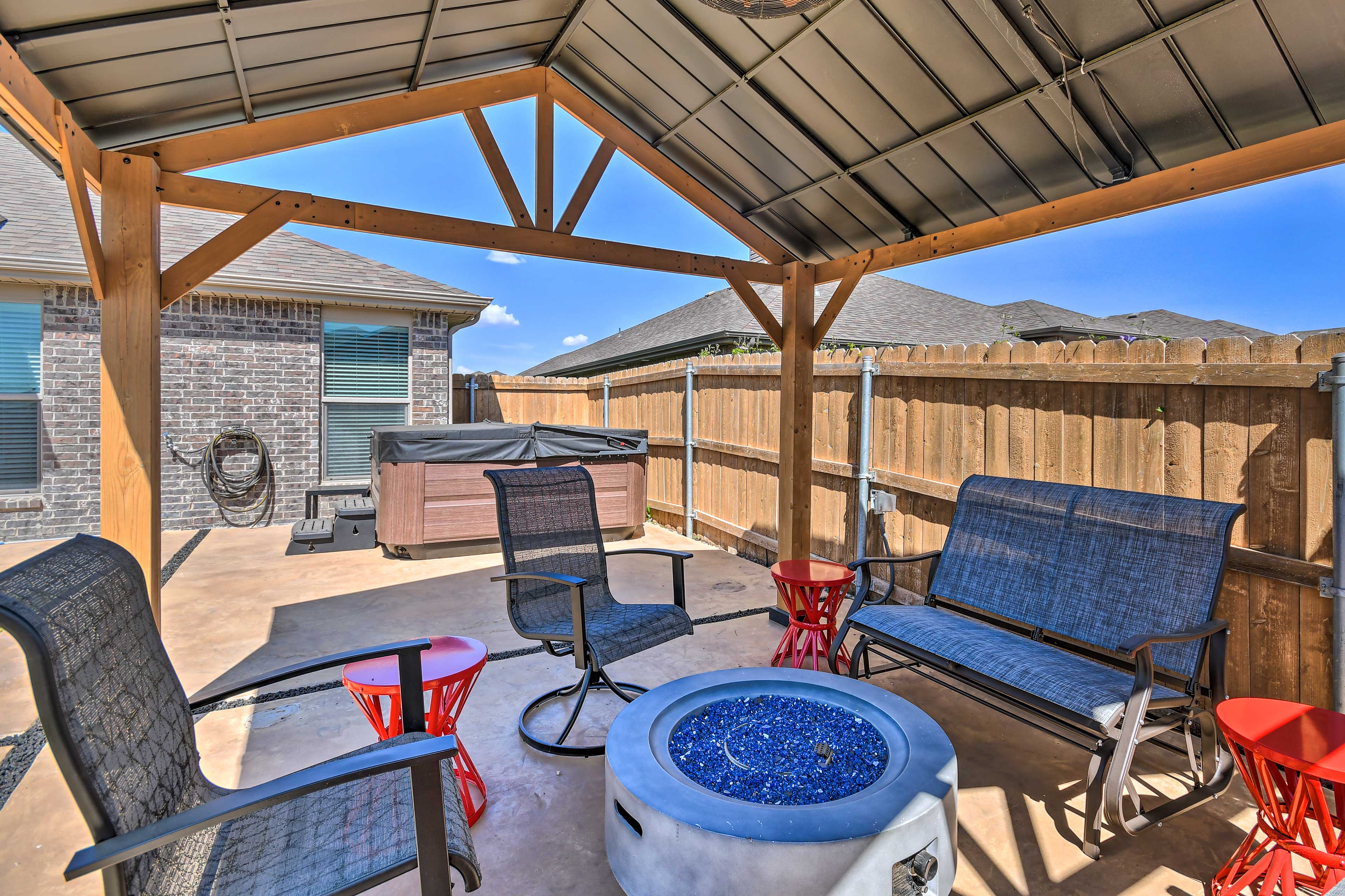 Property Image 2 - Modern Amarillo House w/ Fire Pit + Hot Tub!