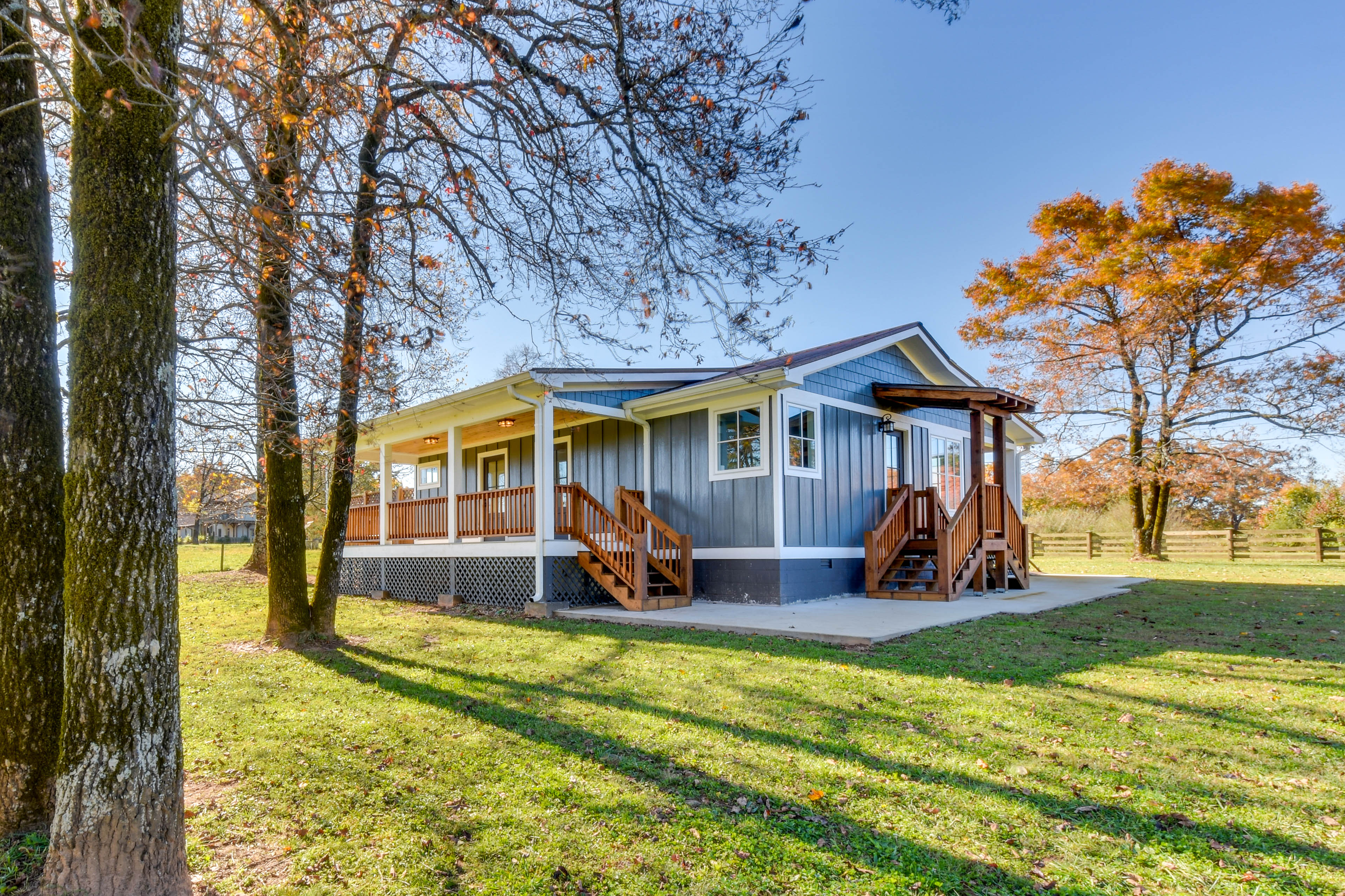 Modern Clarkesville Cottage w/ Decks & Patio!