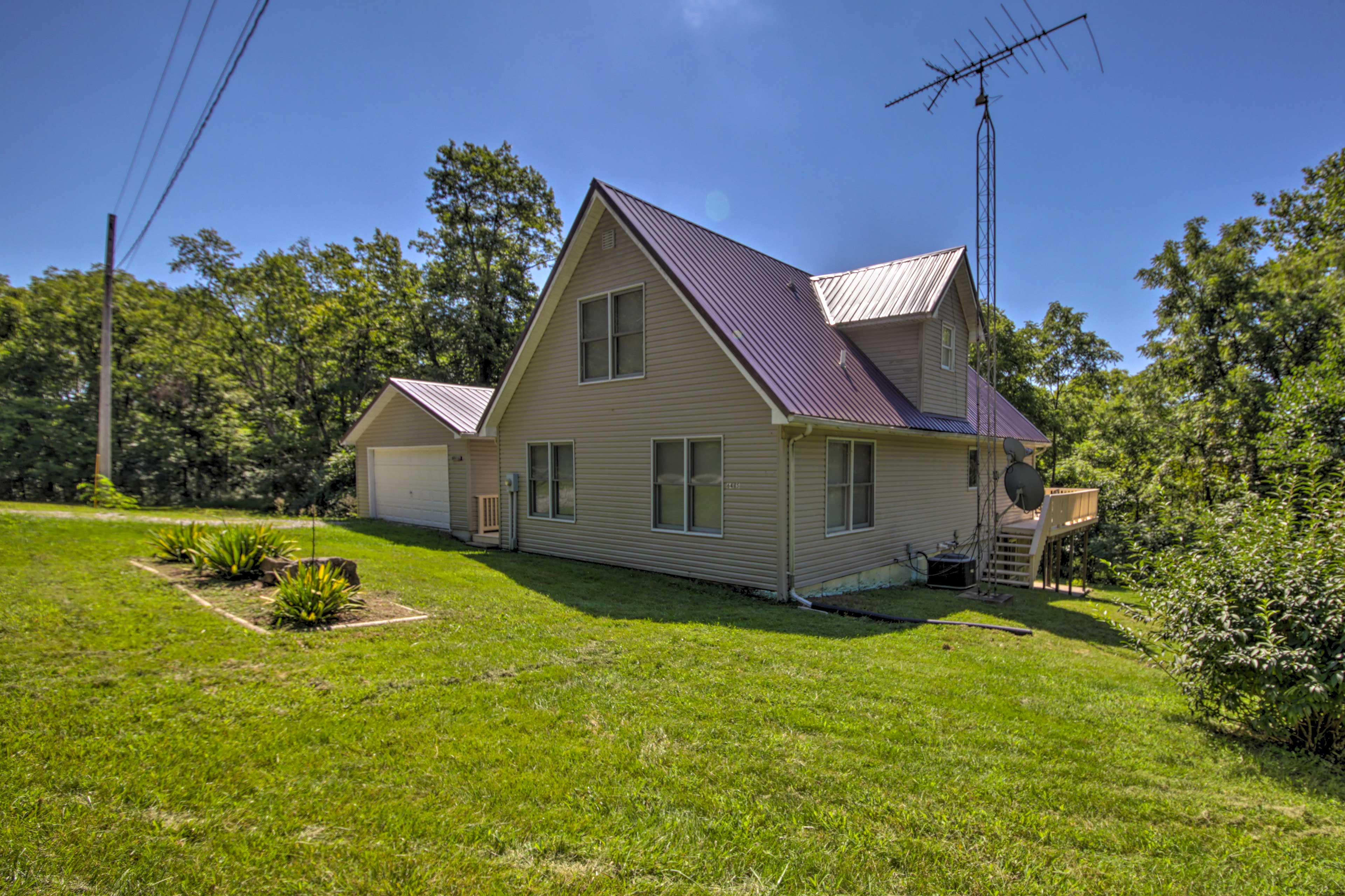 Modern Eckerty Home w/ Deck on Patoka Lake!