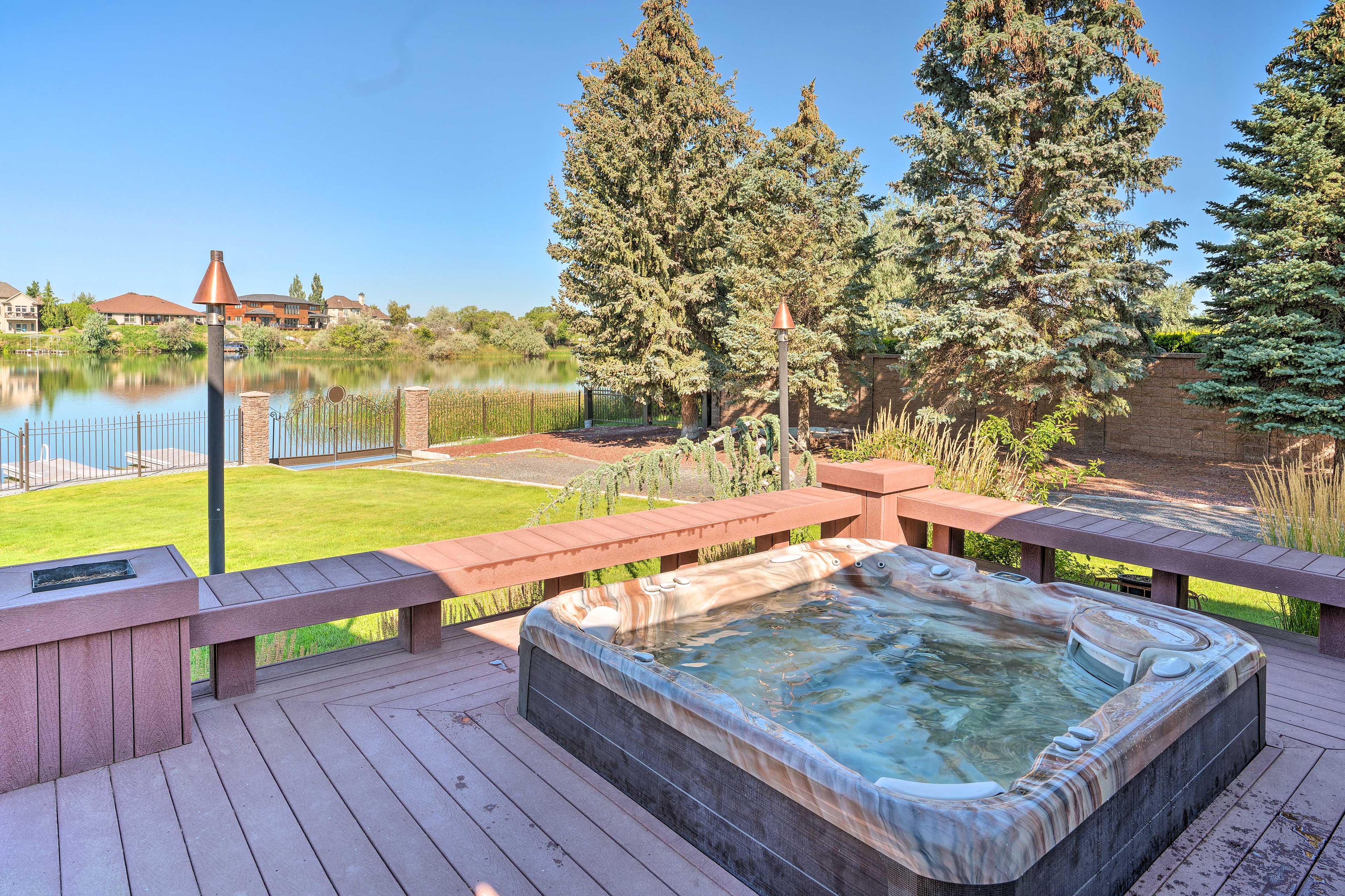 Property Image 1 - Moses Lake Retreat w/ Salt Water Hot Tub!