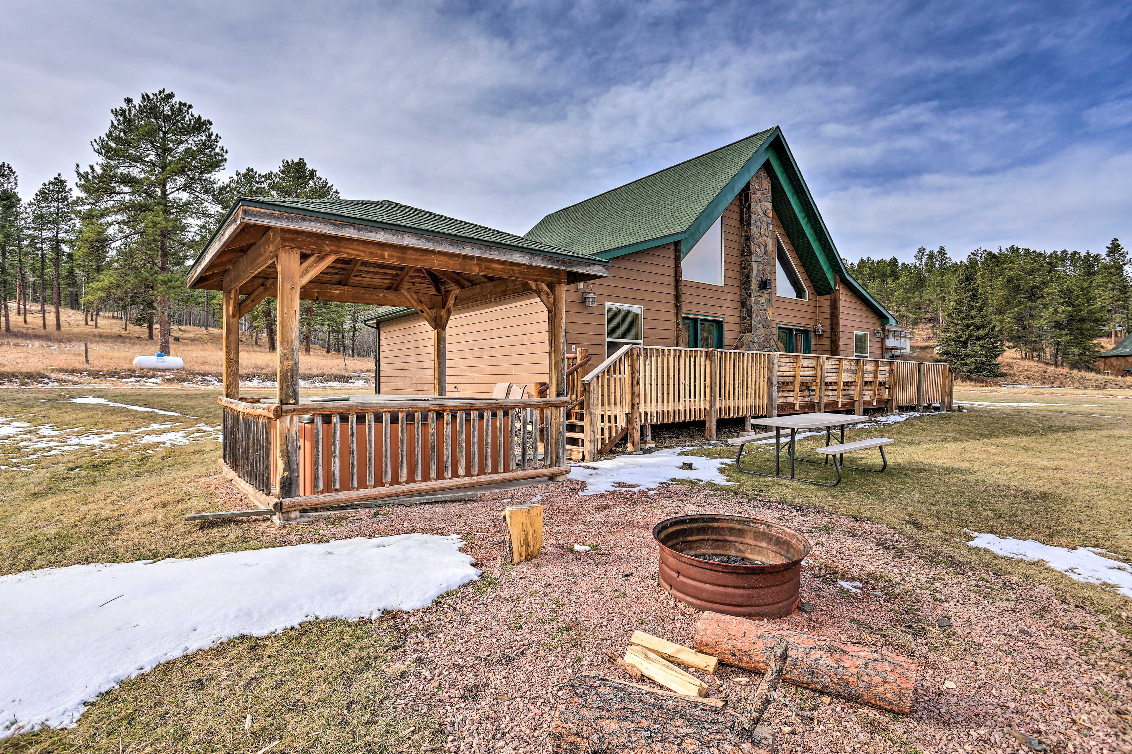 Property Image 2 - Scenic Hill City Cabin: Hiking & ATV Trail Access