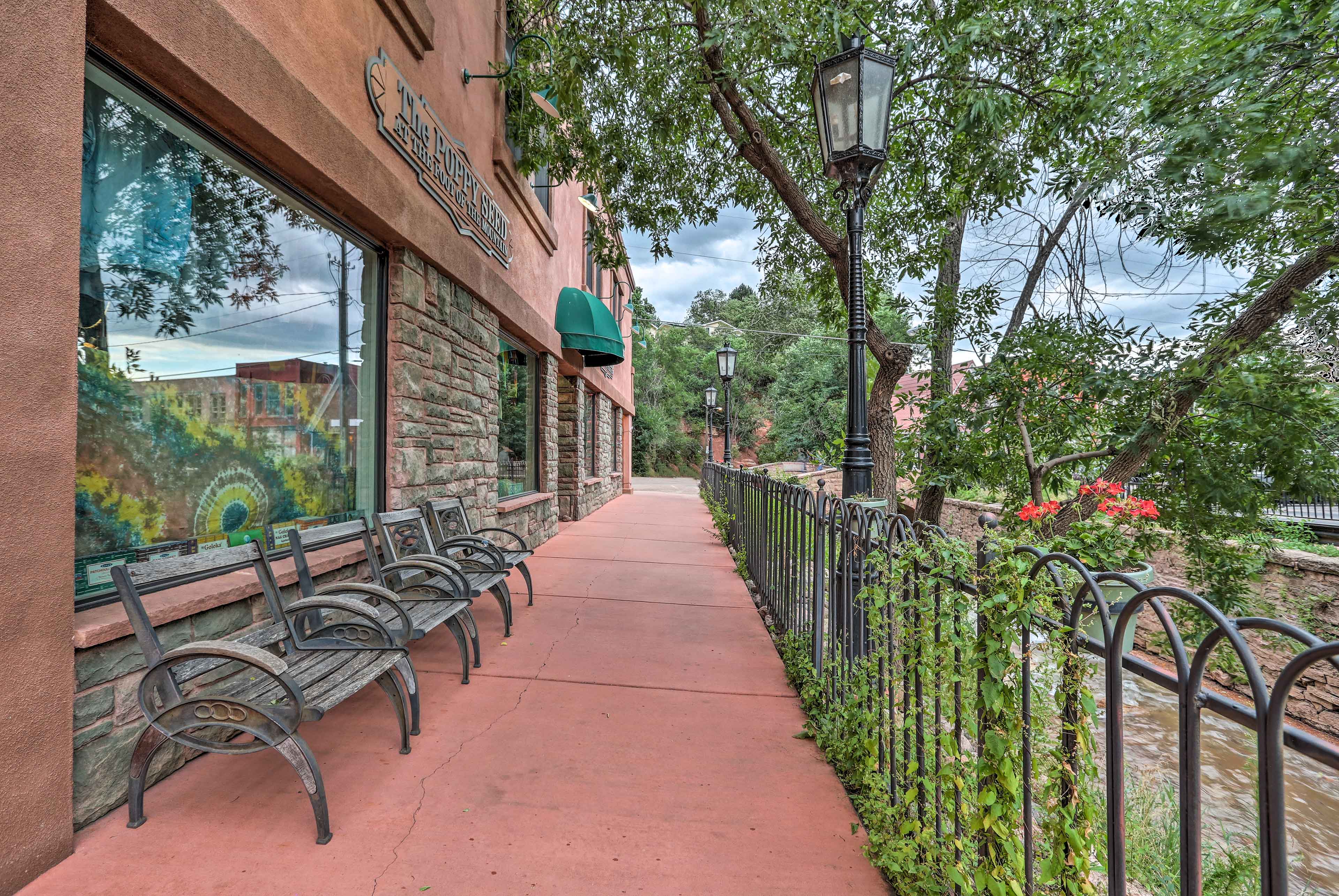 Property Image 1 - Downtown Manitou Springs Home: Tranquil Creek View