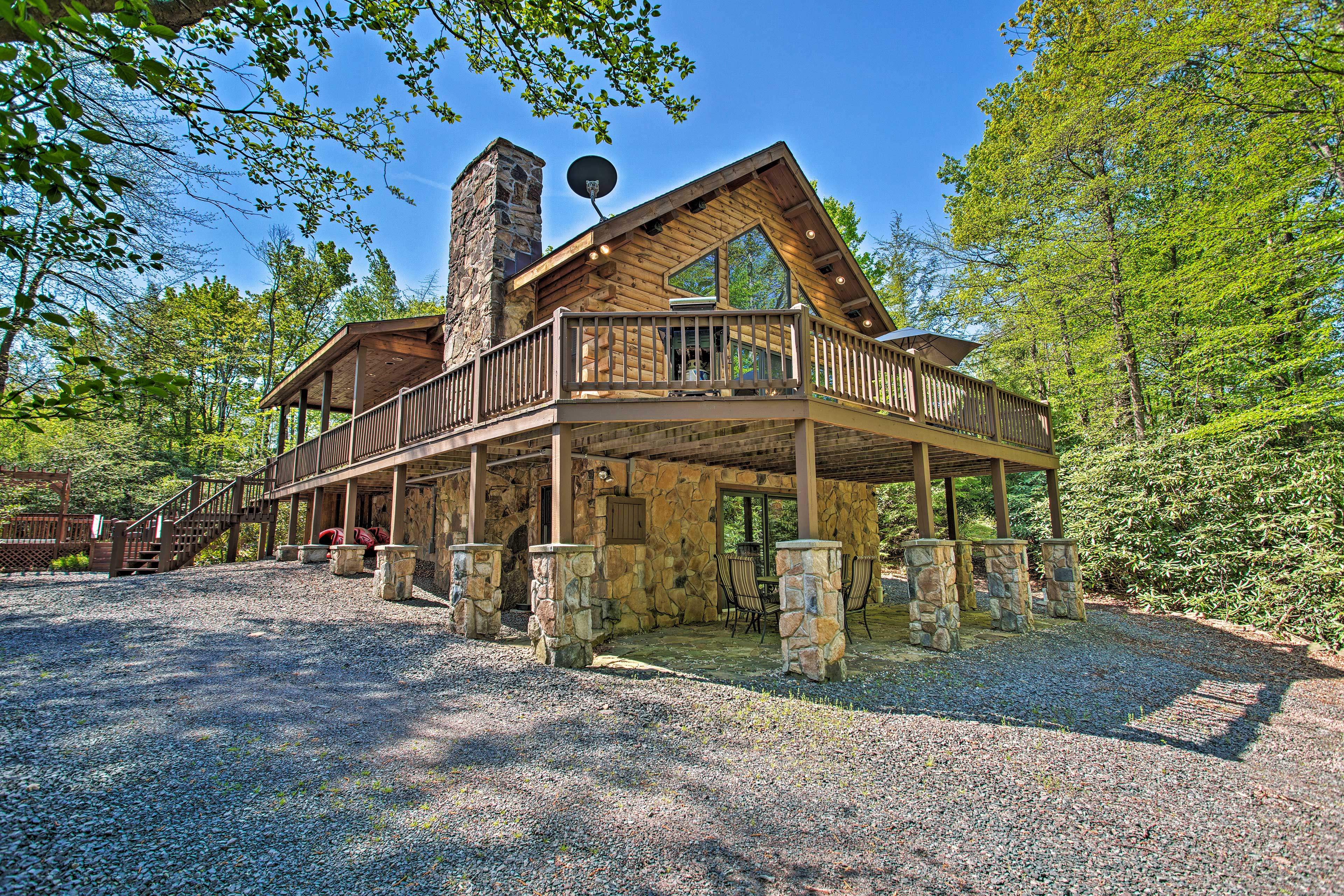 Property Image 1 - Deluxe Family Cabin w/ Fire Pit & Pool Access!