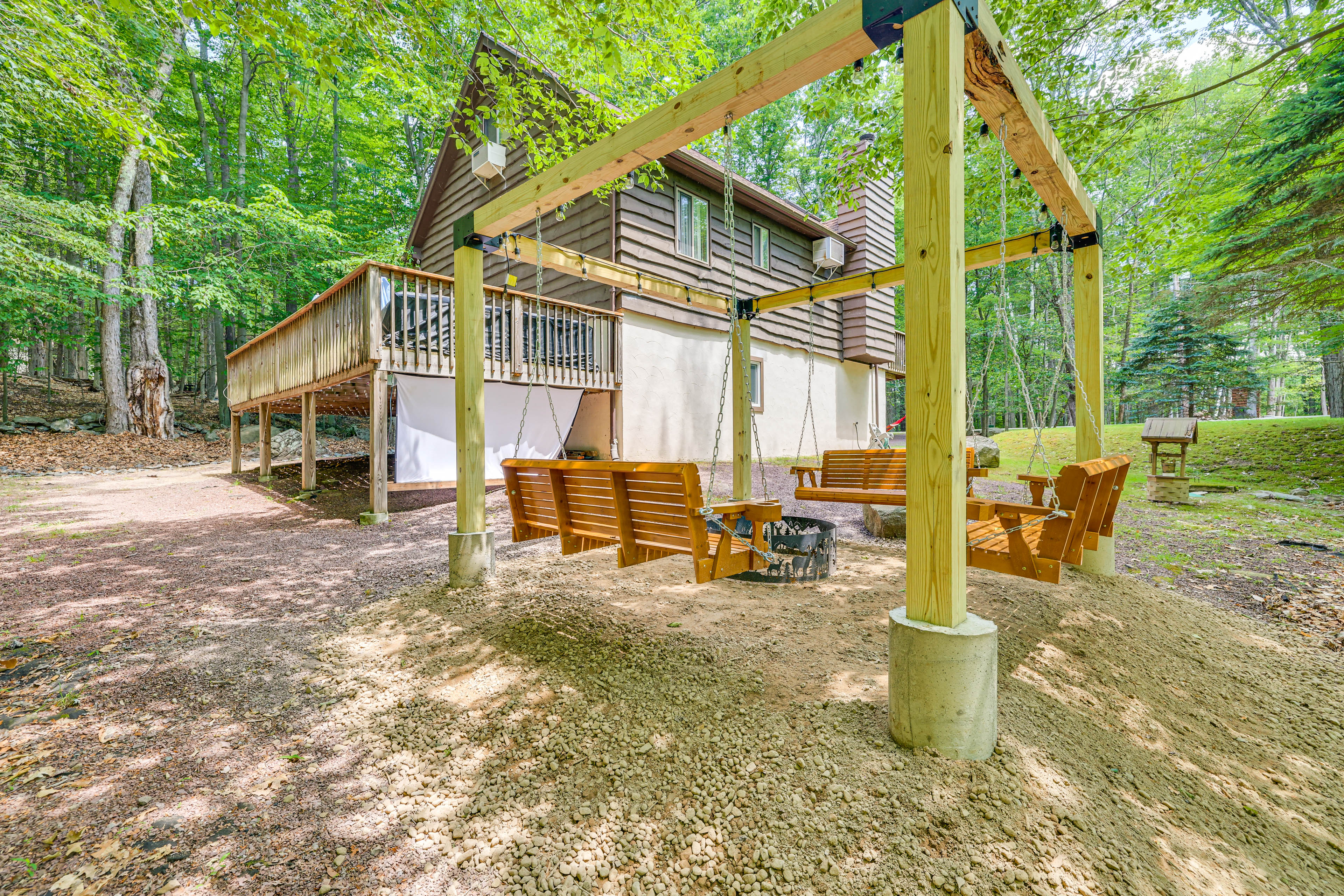 Property Image 1 - Poconos Cabin Rental - Walk to Lake Wallenpaupack!