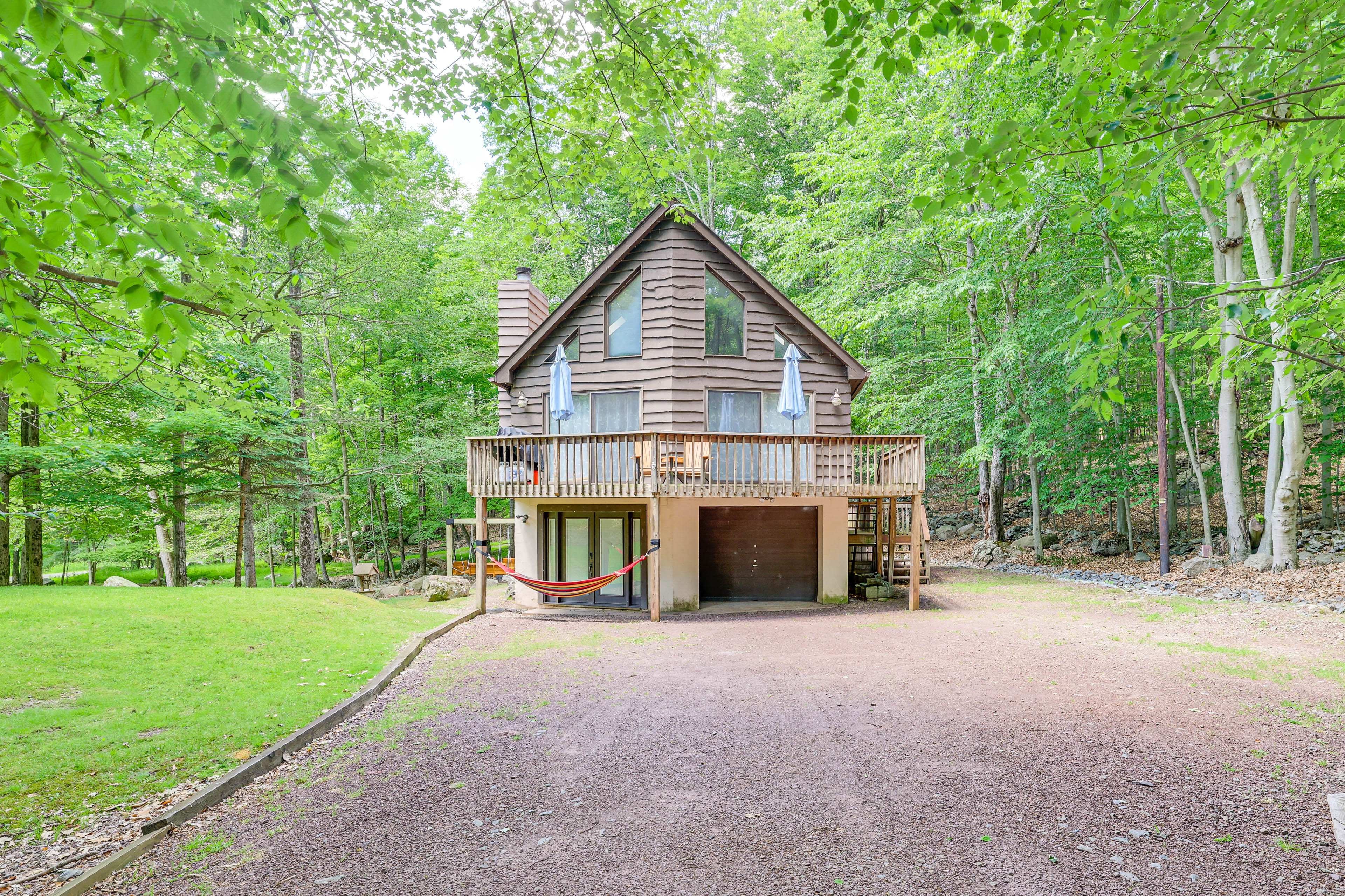 Property Image 2 - Poconos Cabin Rental - Walk to Lake Wallenpaupack!