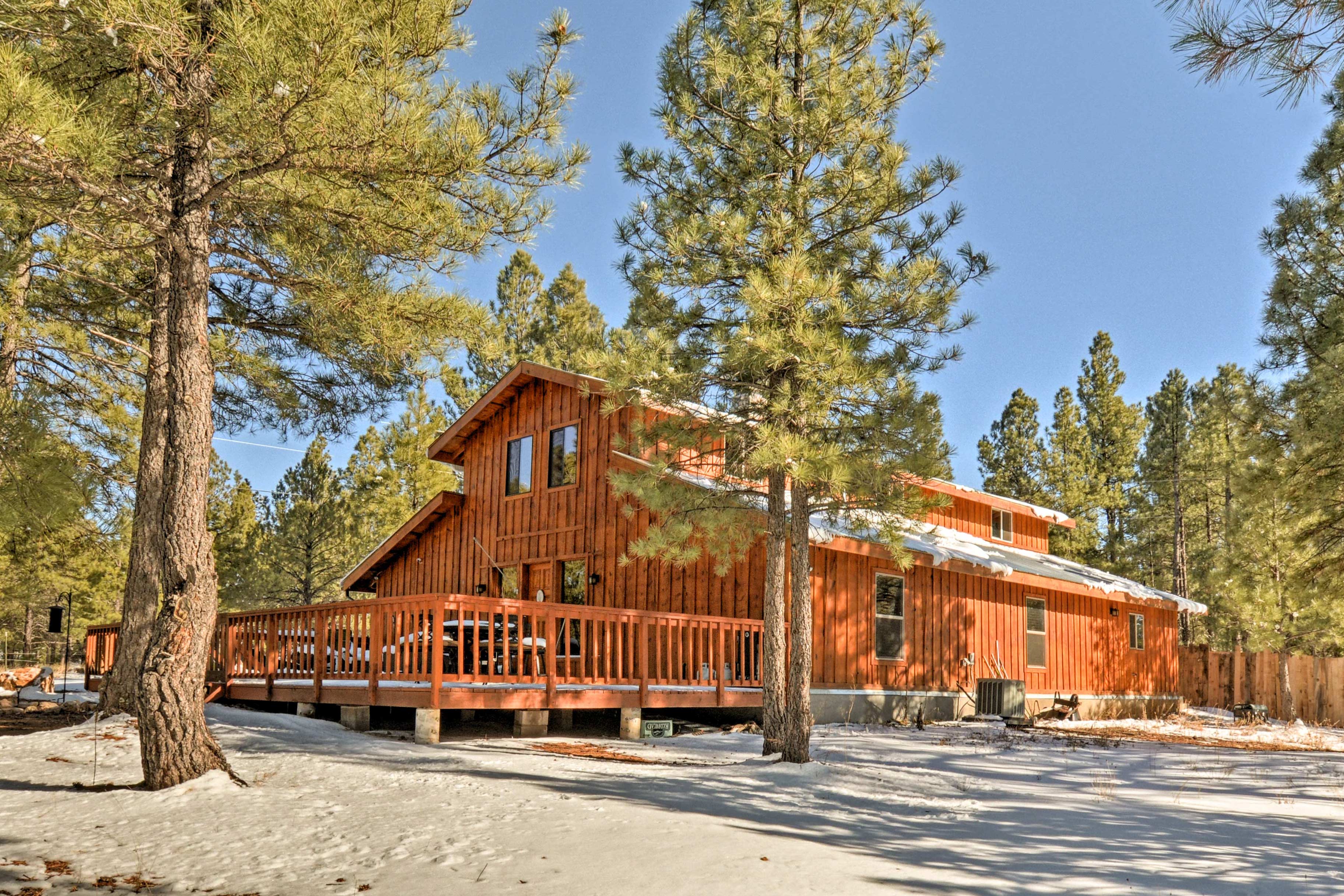 Property Image 1 - Flagstaff Cabin on 5 Acres w/ Fireplace & Fire Pit