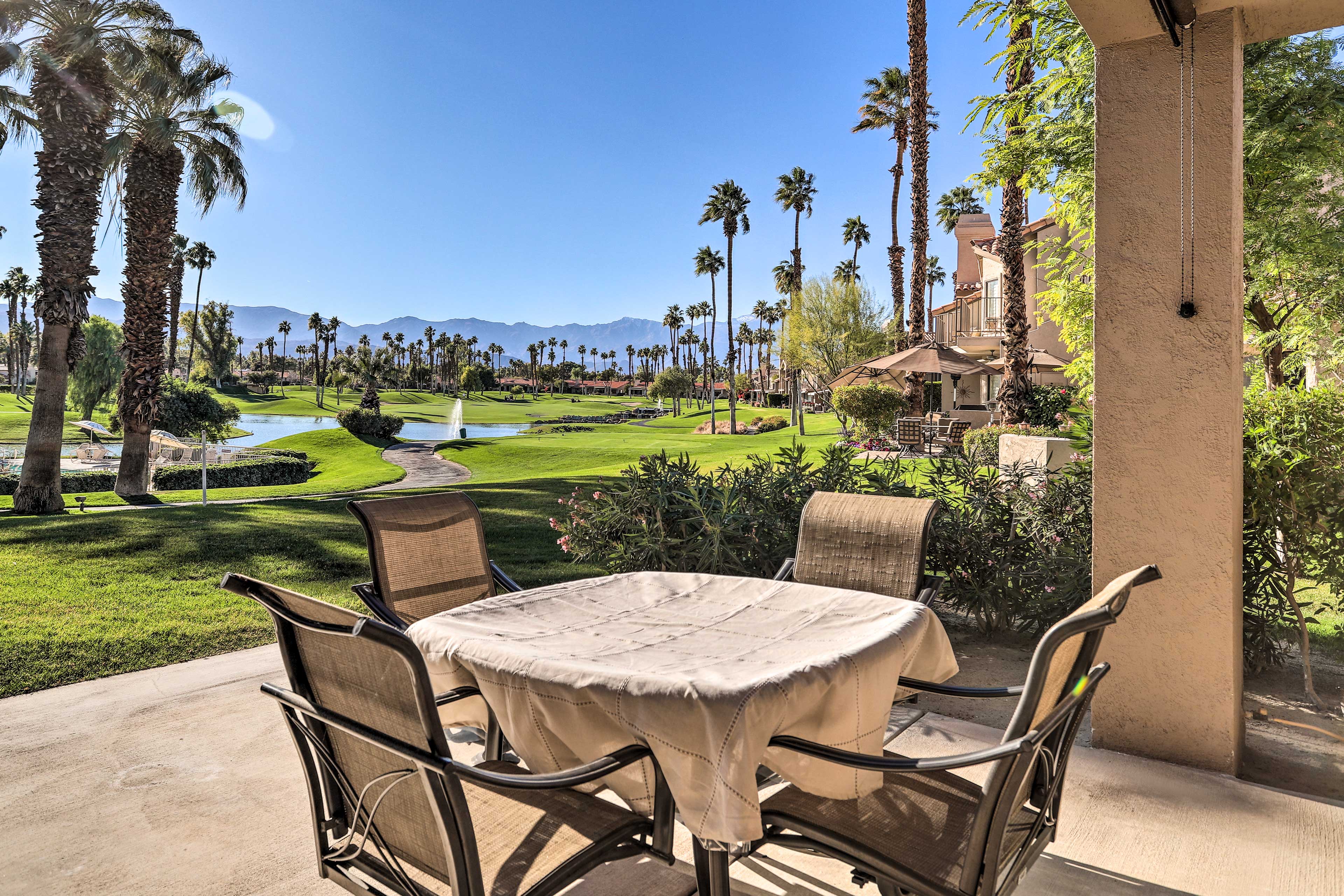 Property Image 1 - Palm Desert Condo w/ Mtn Views + Pool Access!