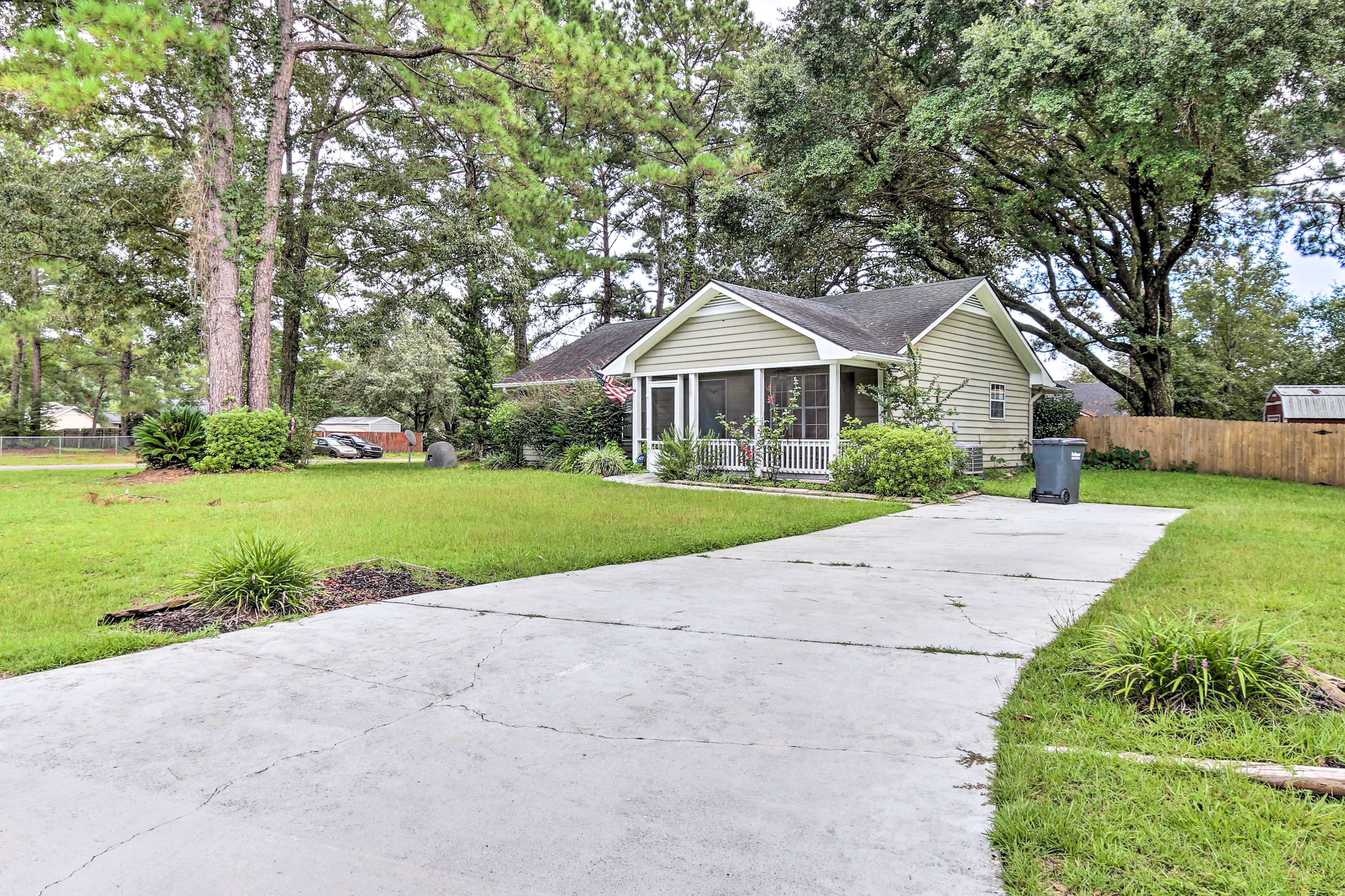 Property Image 1 - Peaceful Beaufort Home w/ Front Porch + Grill