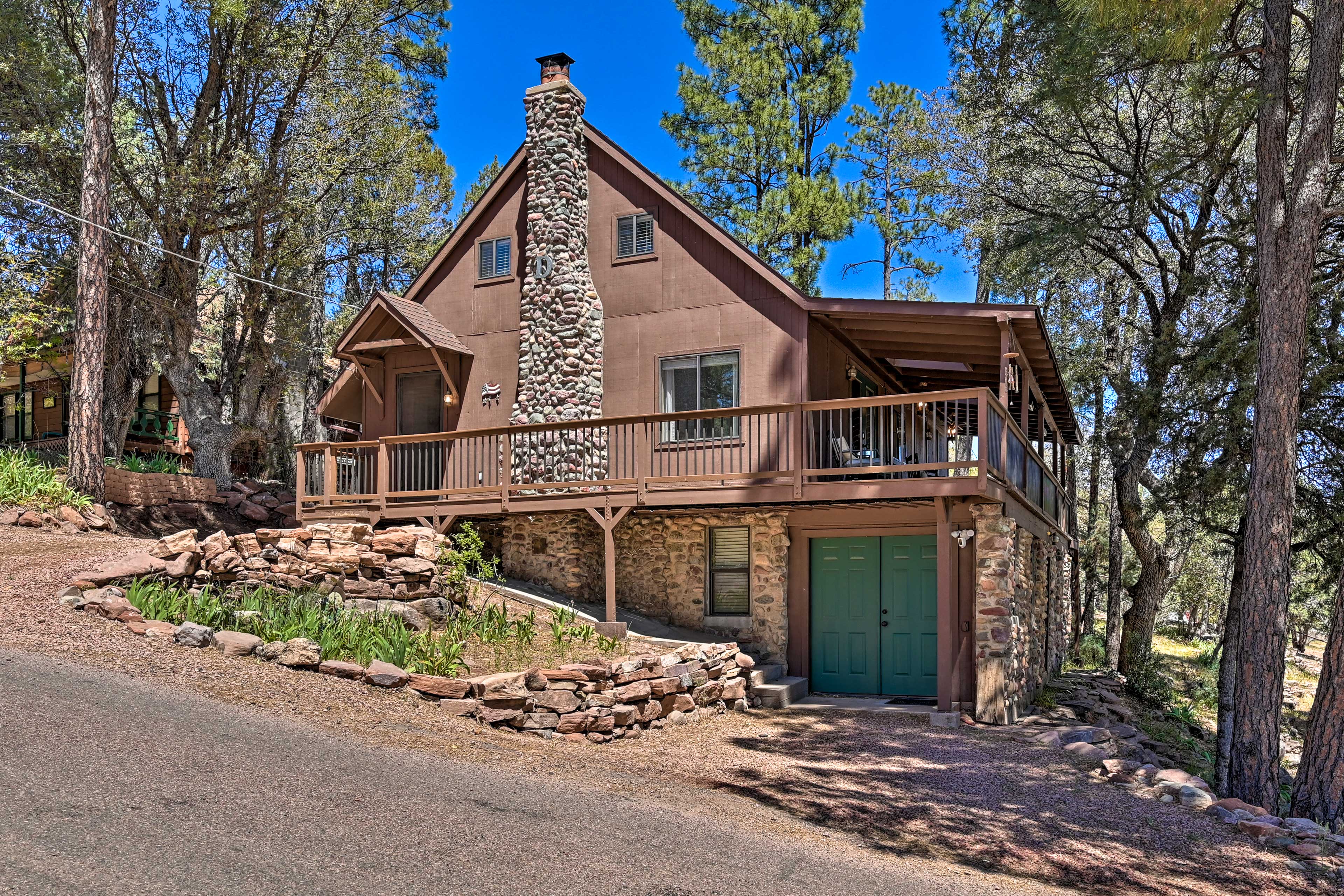 Property Image 2 - Pet-Friendly Pine Cabin w/ Deck + Game Room!