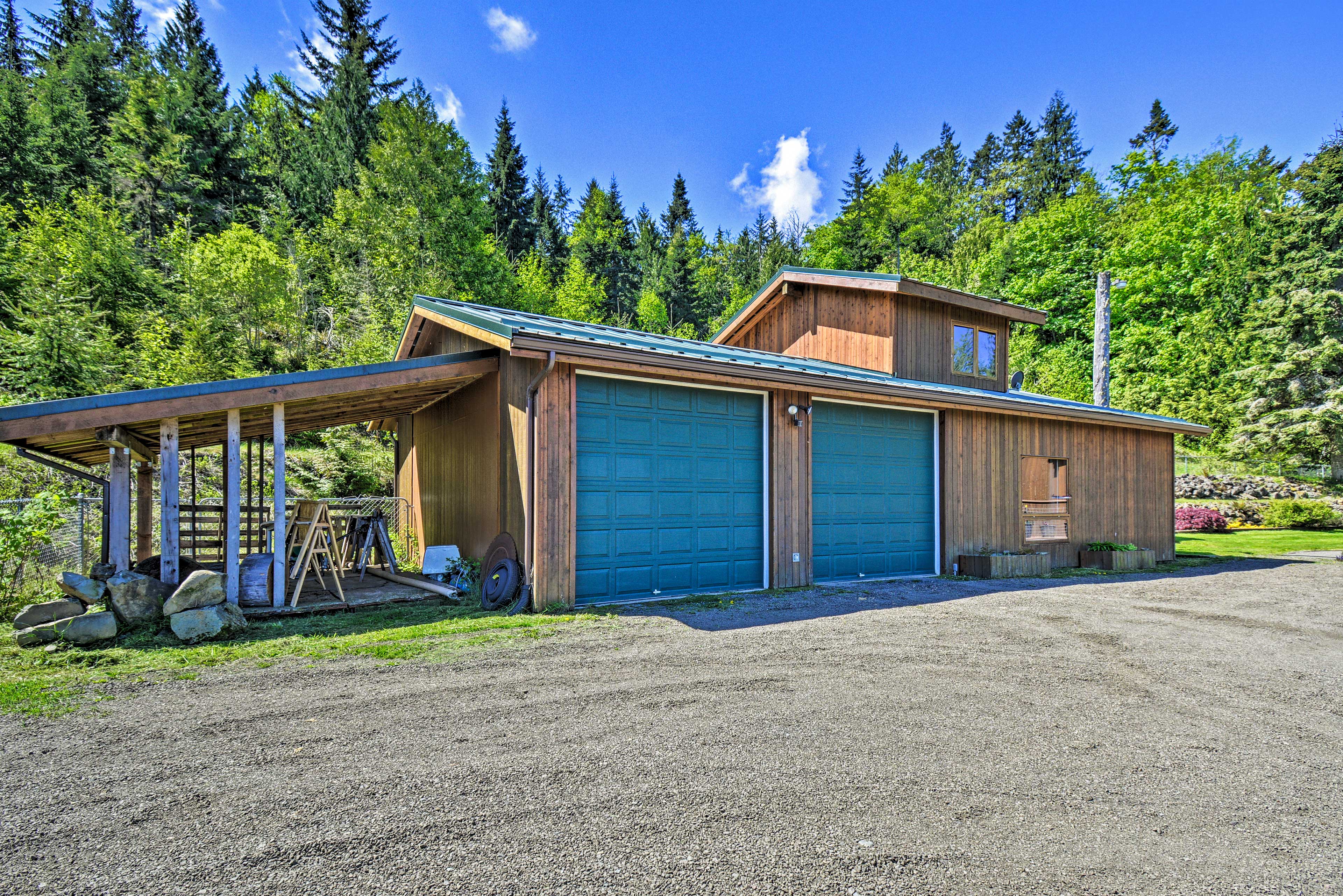 Property Image 2 - Picturesque Port Angeles Cabin w/ Fire Pit!