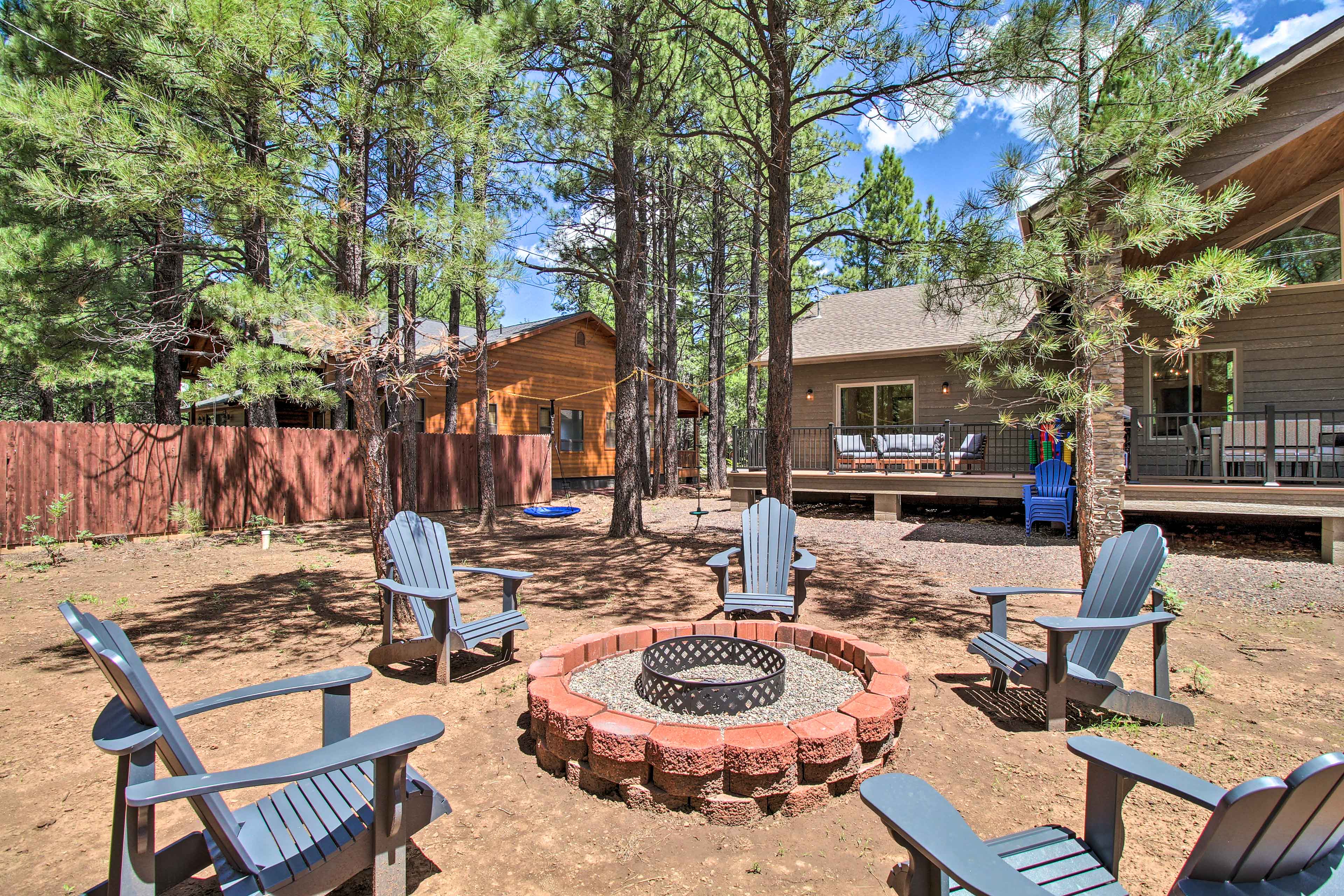 Property Image 2 - Pinetop Escape w/ Spacious Yard & Fire Pits!