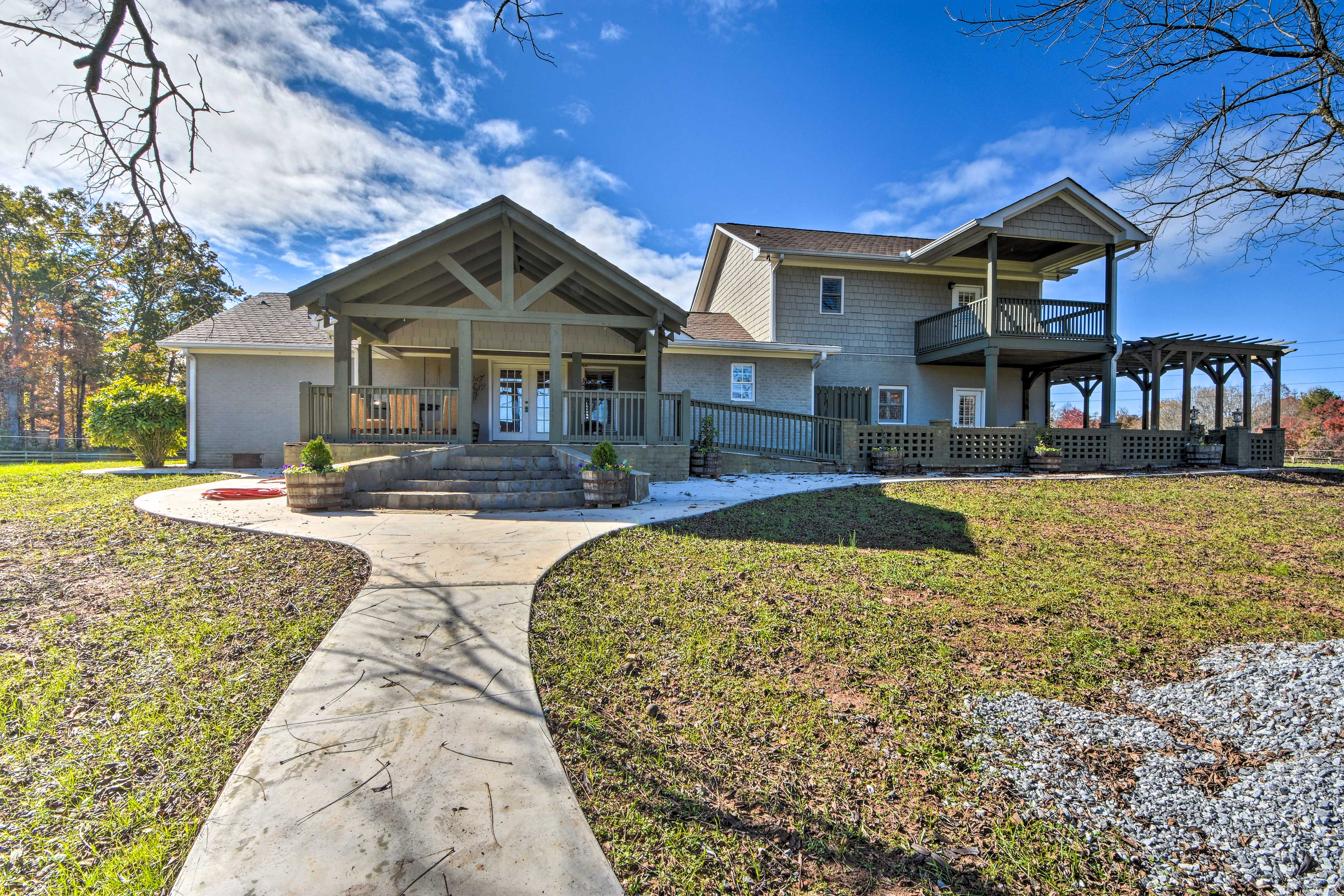 Property Image 1 - Serving Southern Charm at this Clarkesville House!