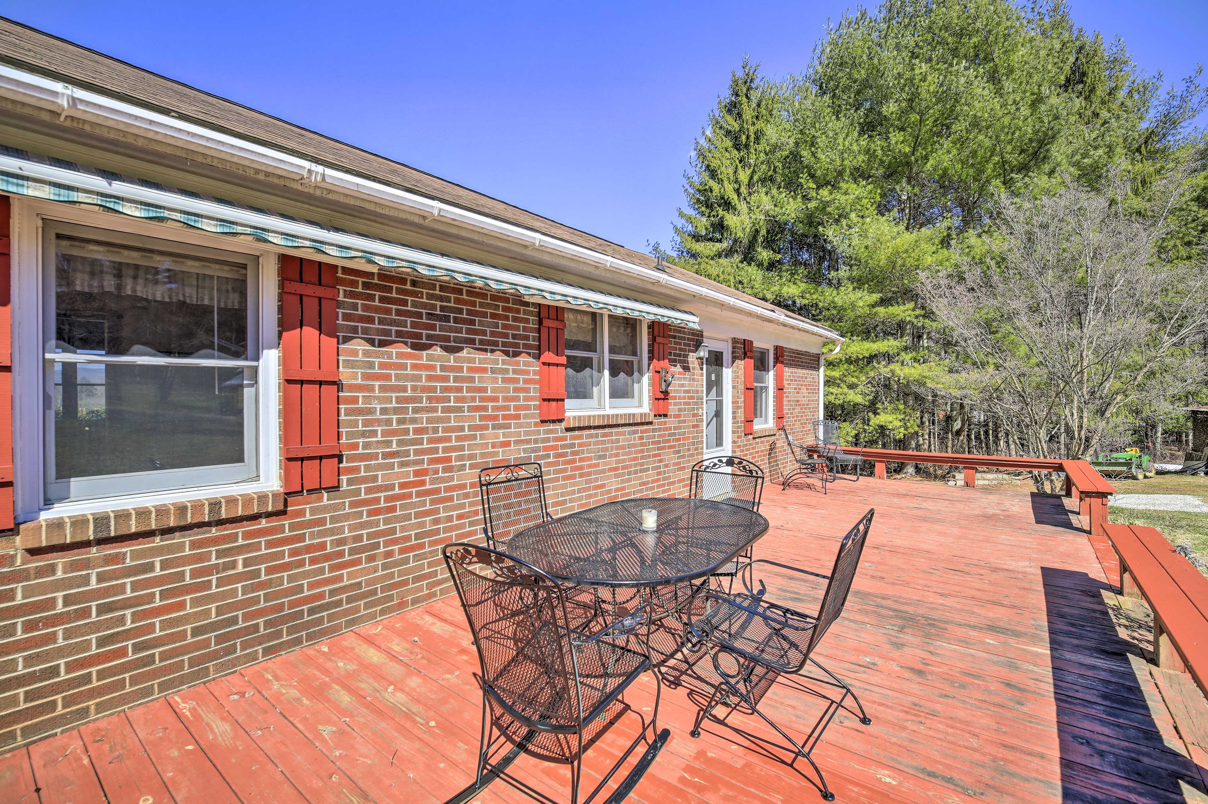 Property Image 2 - Quaint Creekside Home w/ Spacious Deck & Yard